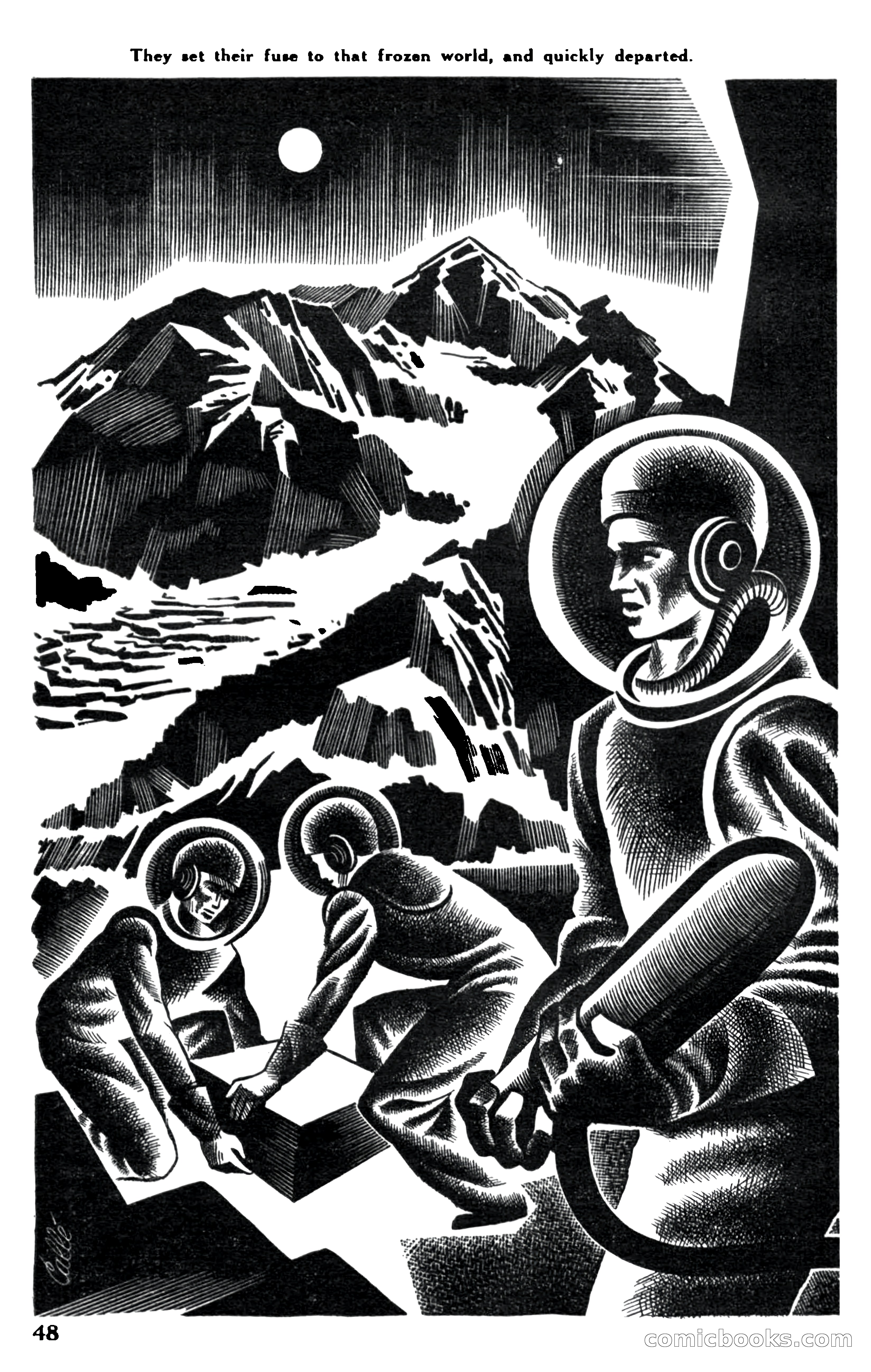 Super Science Stories, July 1950 — page 48 of 133