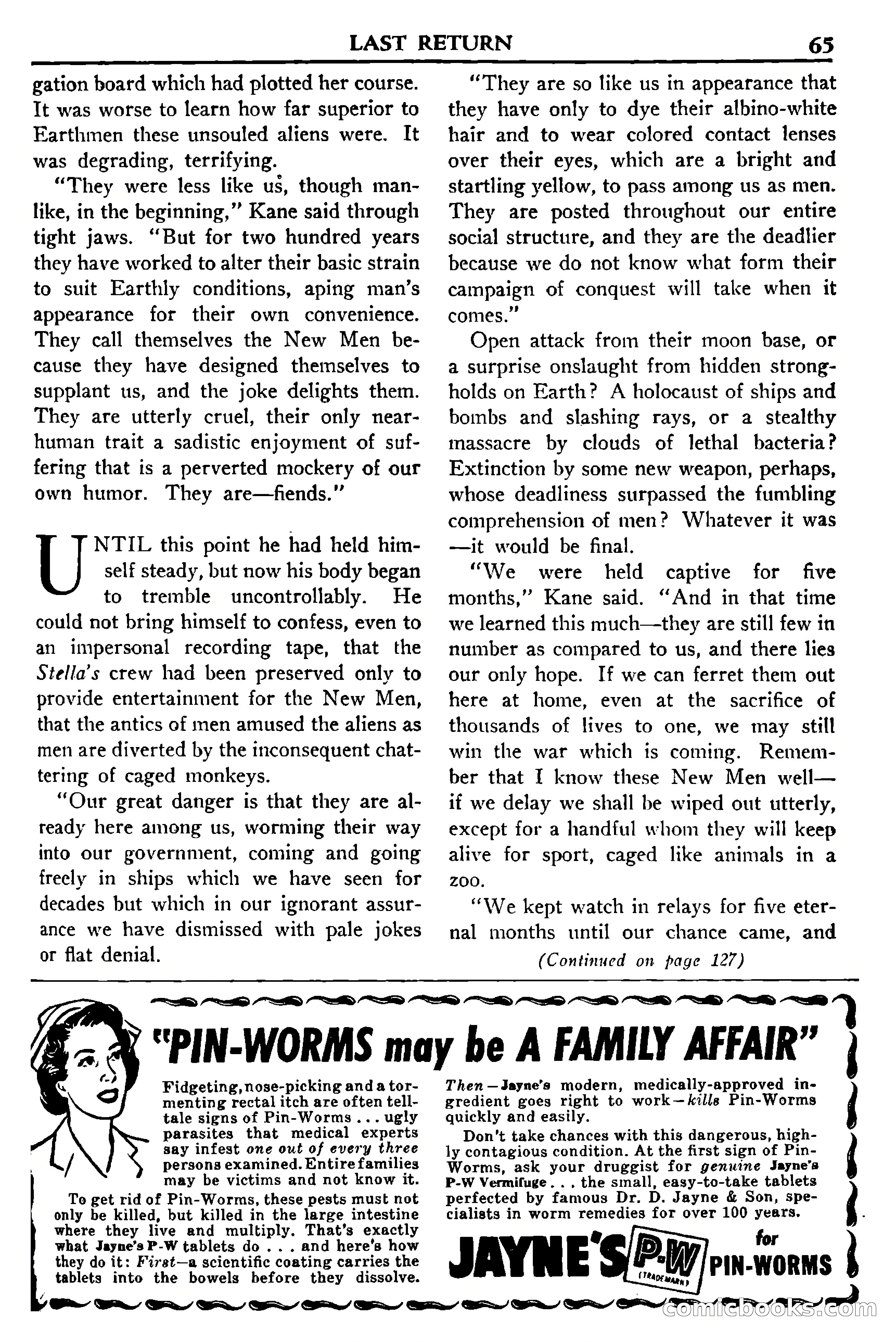 Super Science Stories, July 1950 — page 65 of 133