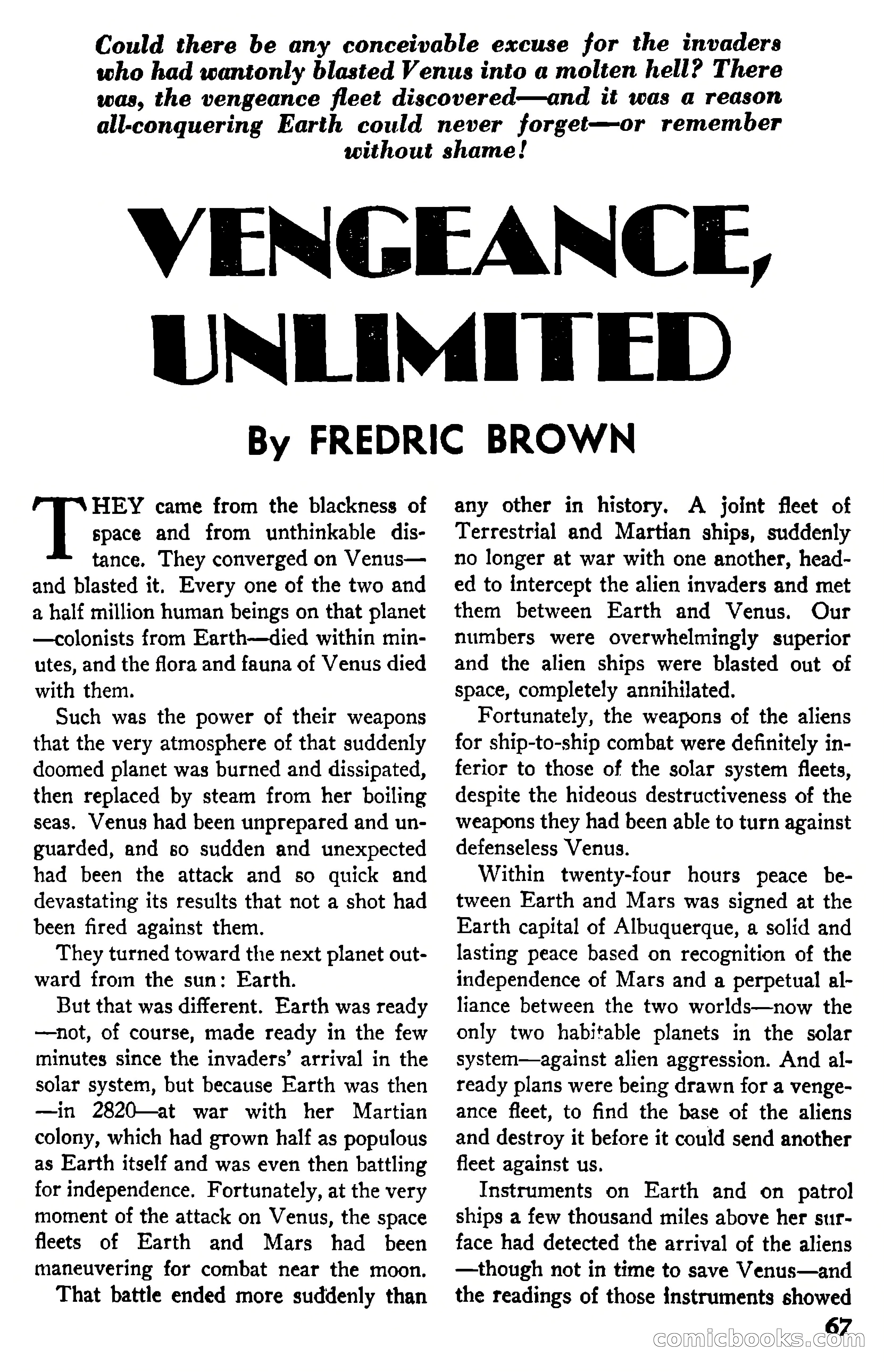 Super Science Stories, July 1950 — page 67 of 133