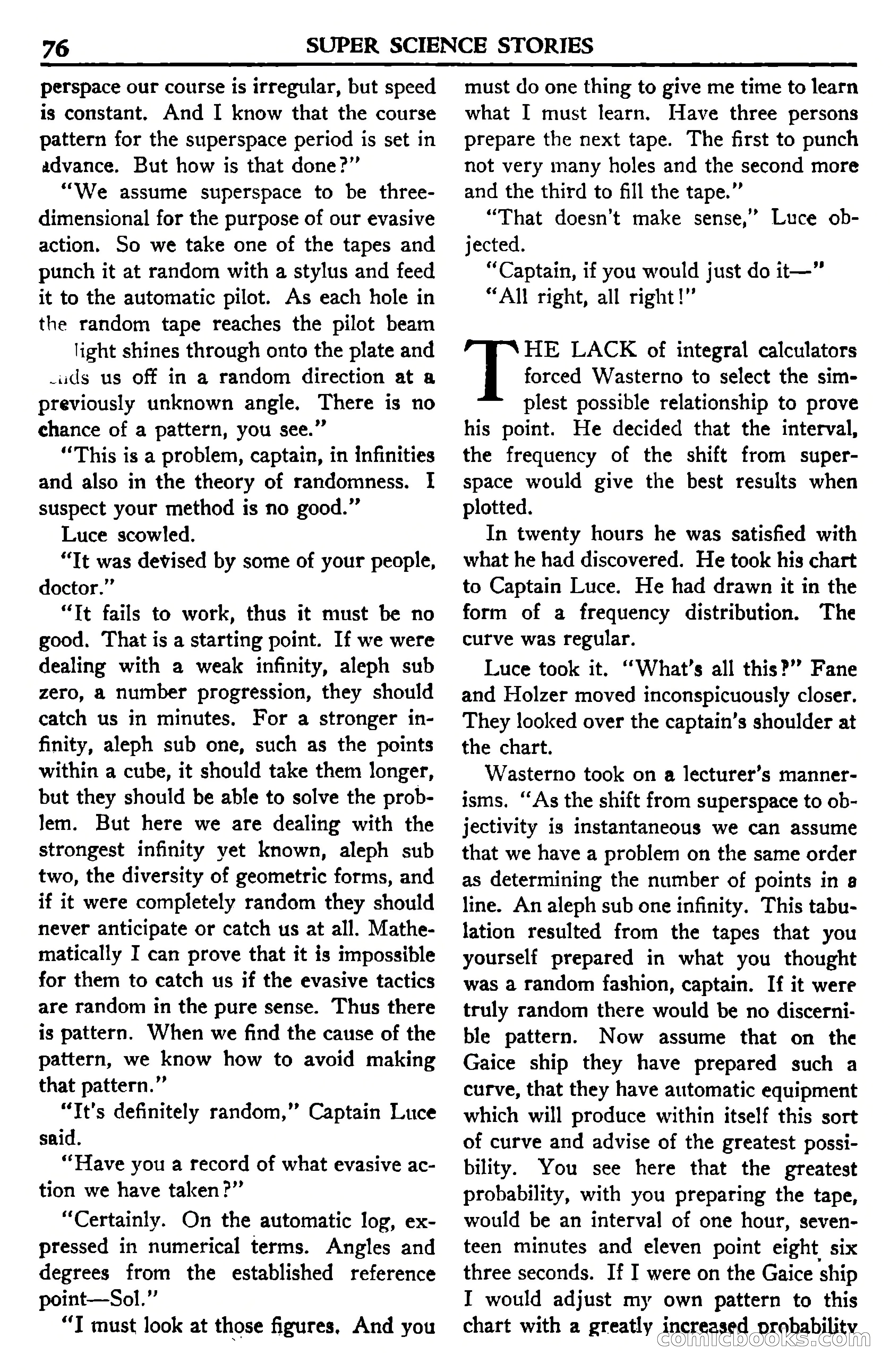 Super Science Stories, July 1950 — page 76 of 133