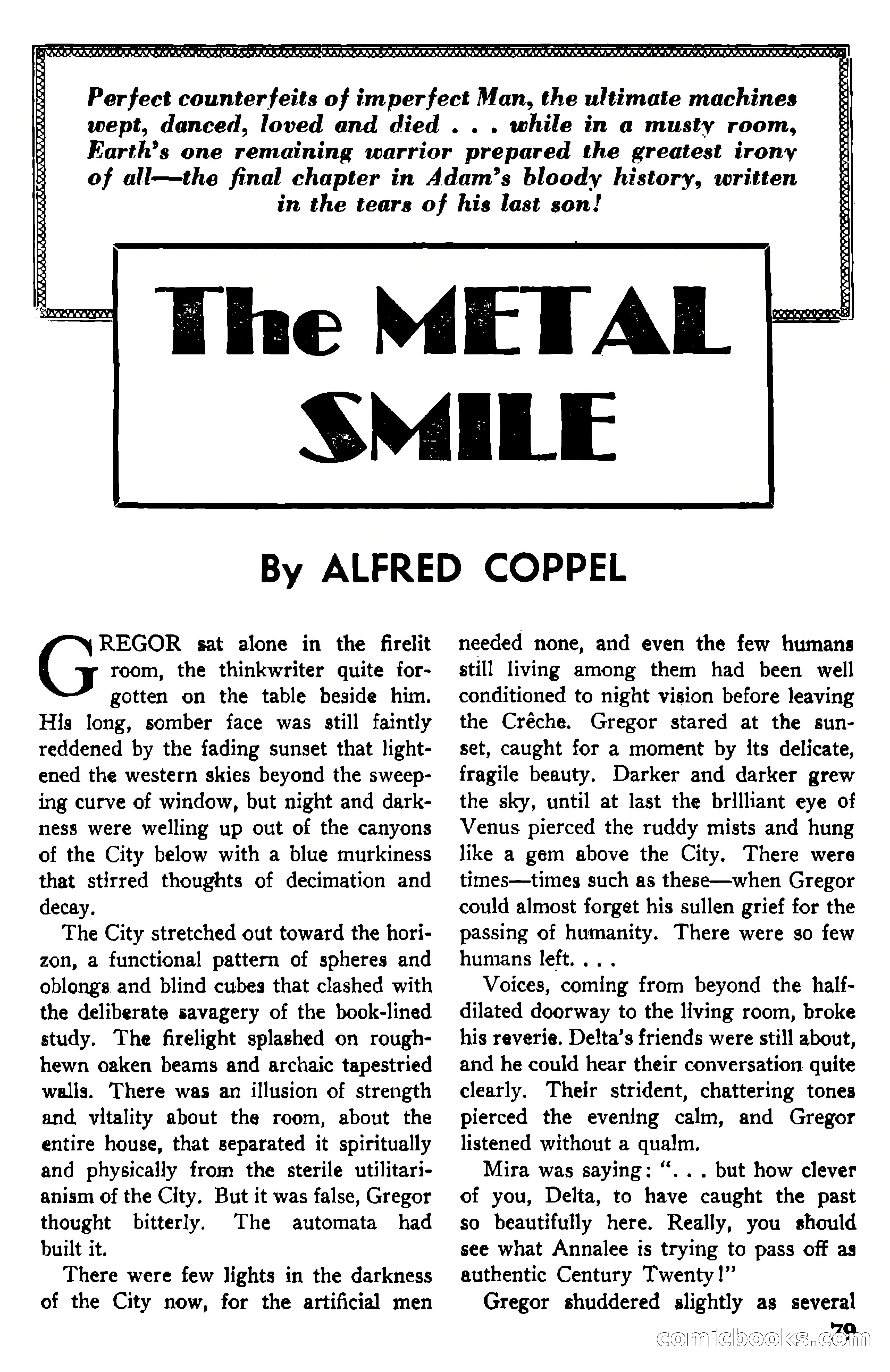 Super Science Stories, July 1950 — page 79 of 133