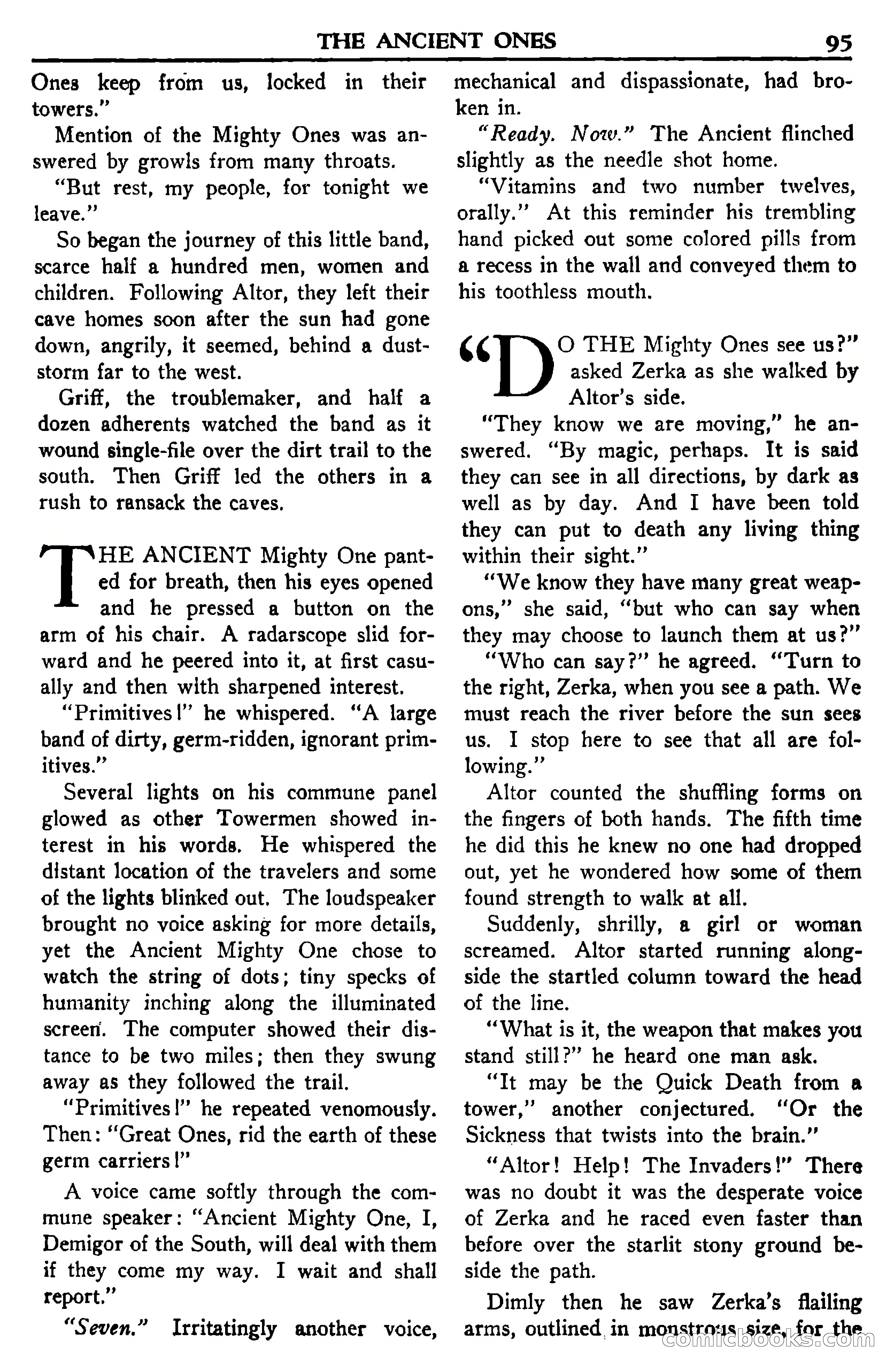Super Science Stories, July 1950 — page 95 of 133