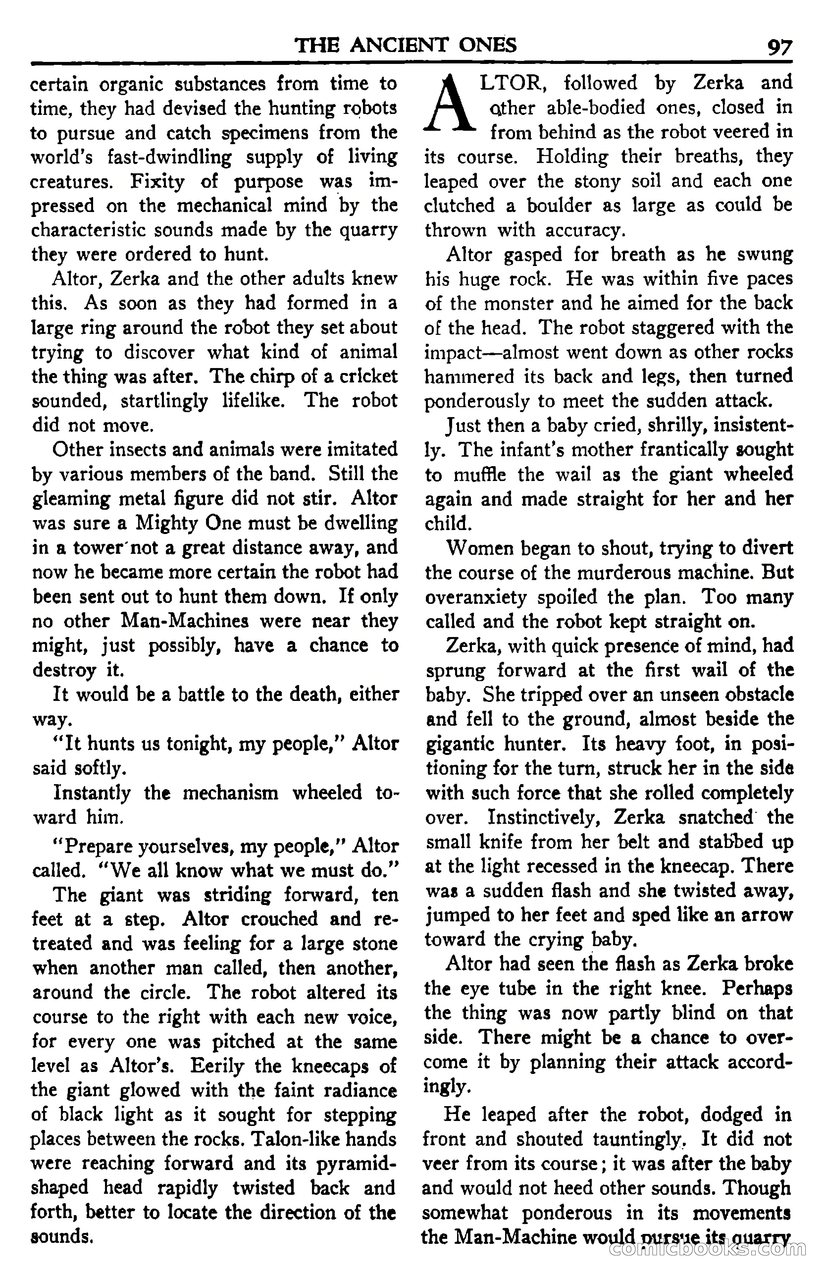 Super Science Stories, July 1950 — page 97 of 133