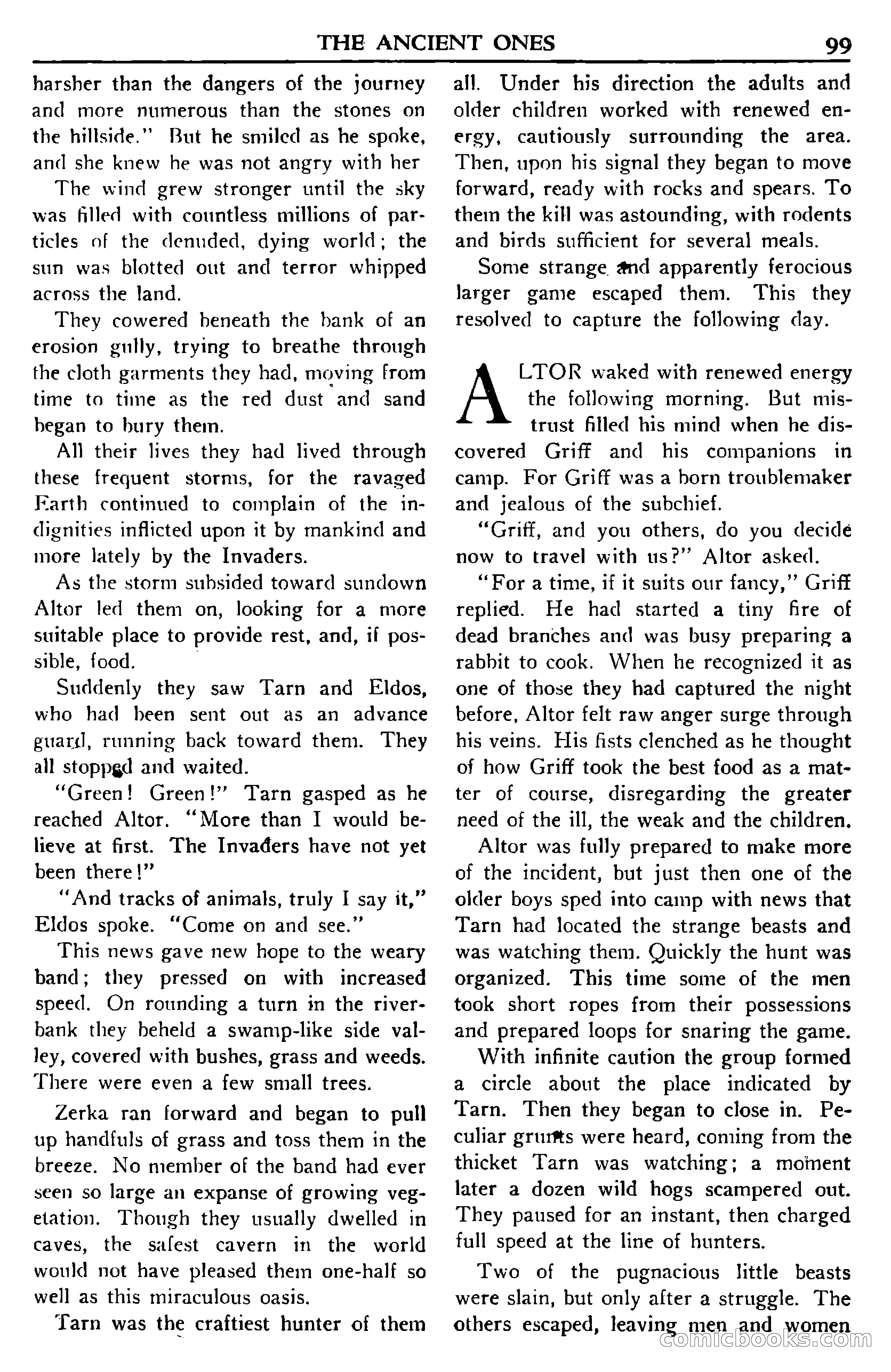 Super Science Stories, July 1950 — page 99 of 133