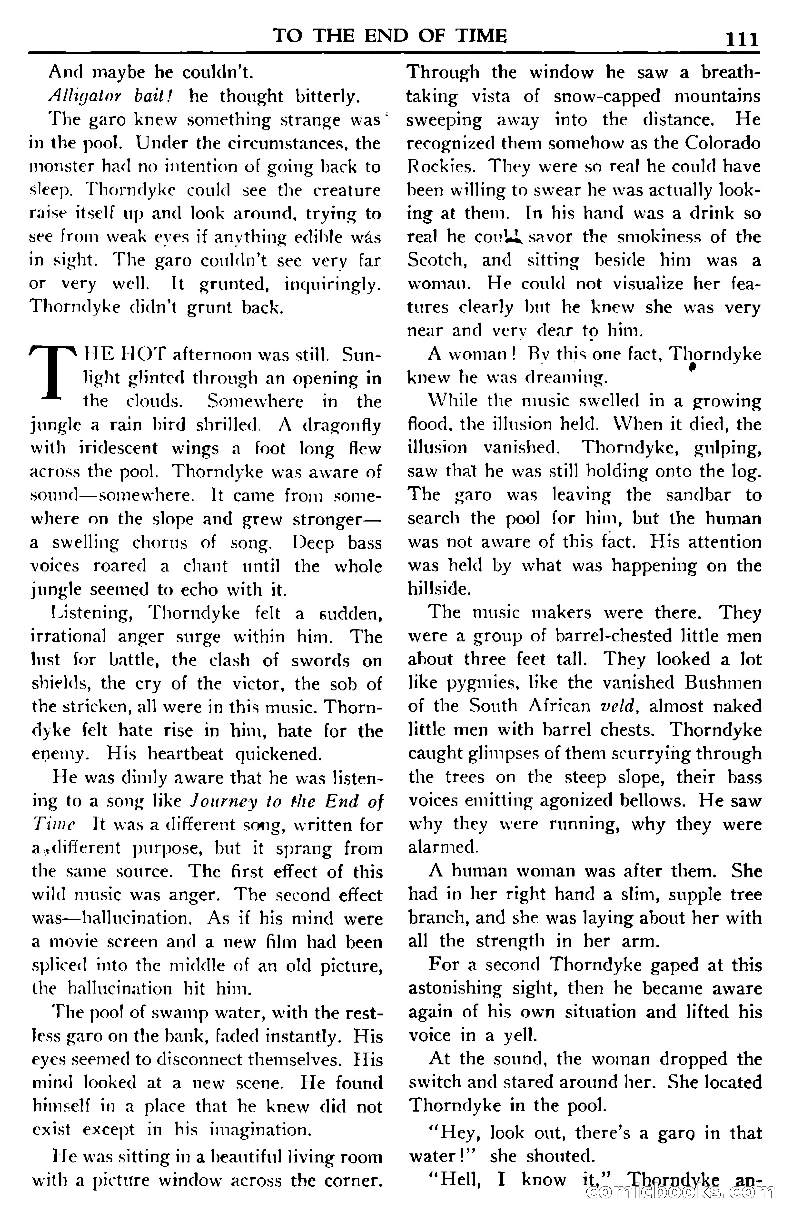 Super Science Stories, July 1950 — page 111 of 133