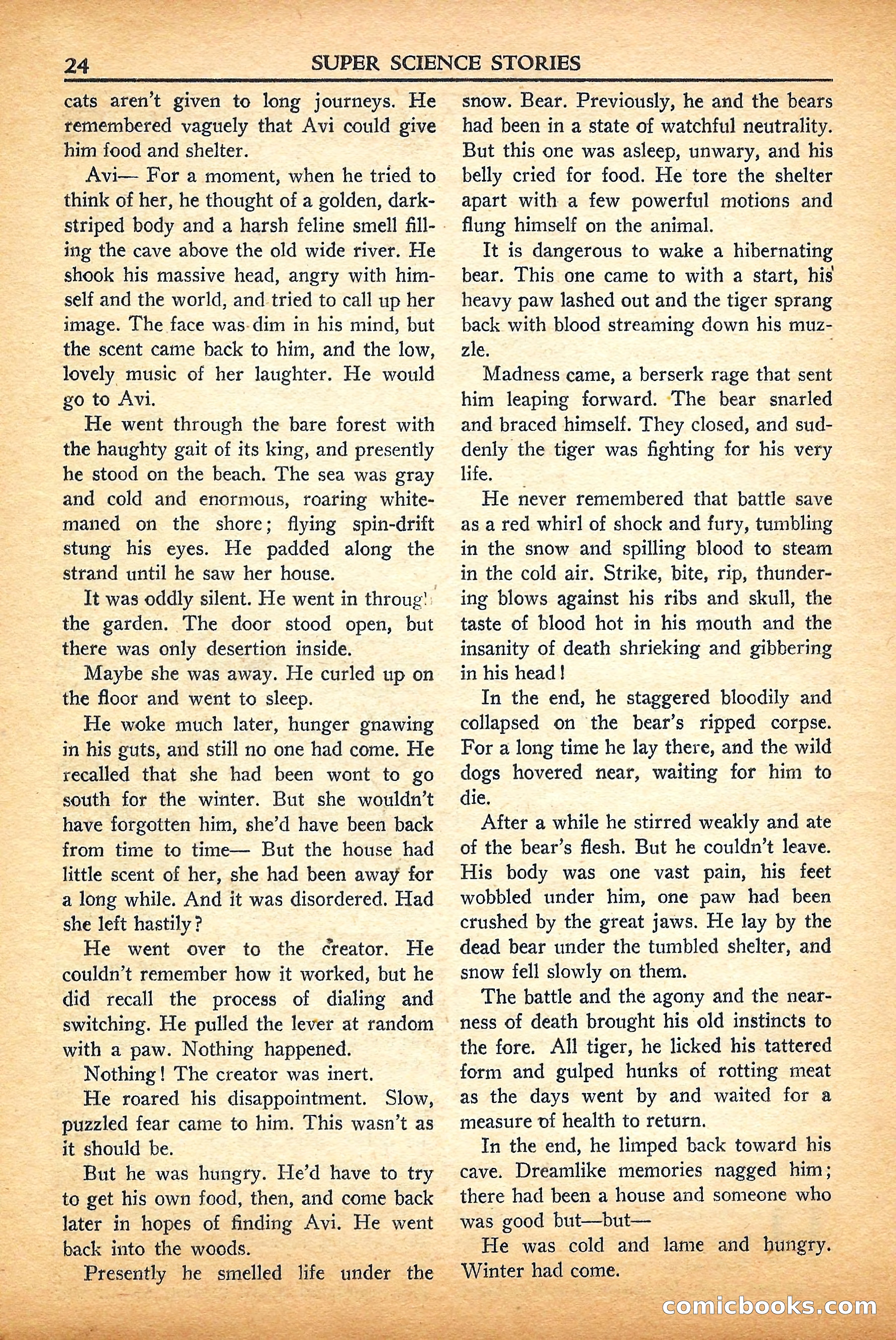 Super Science Stories, September 1950 — page 24 of 132
