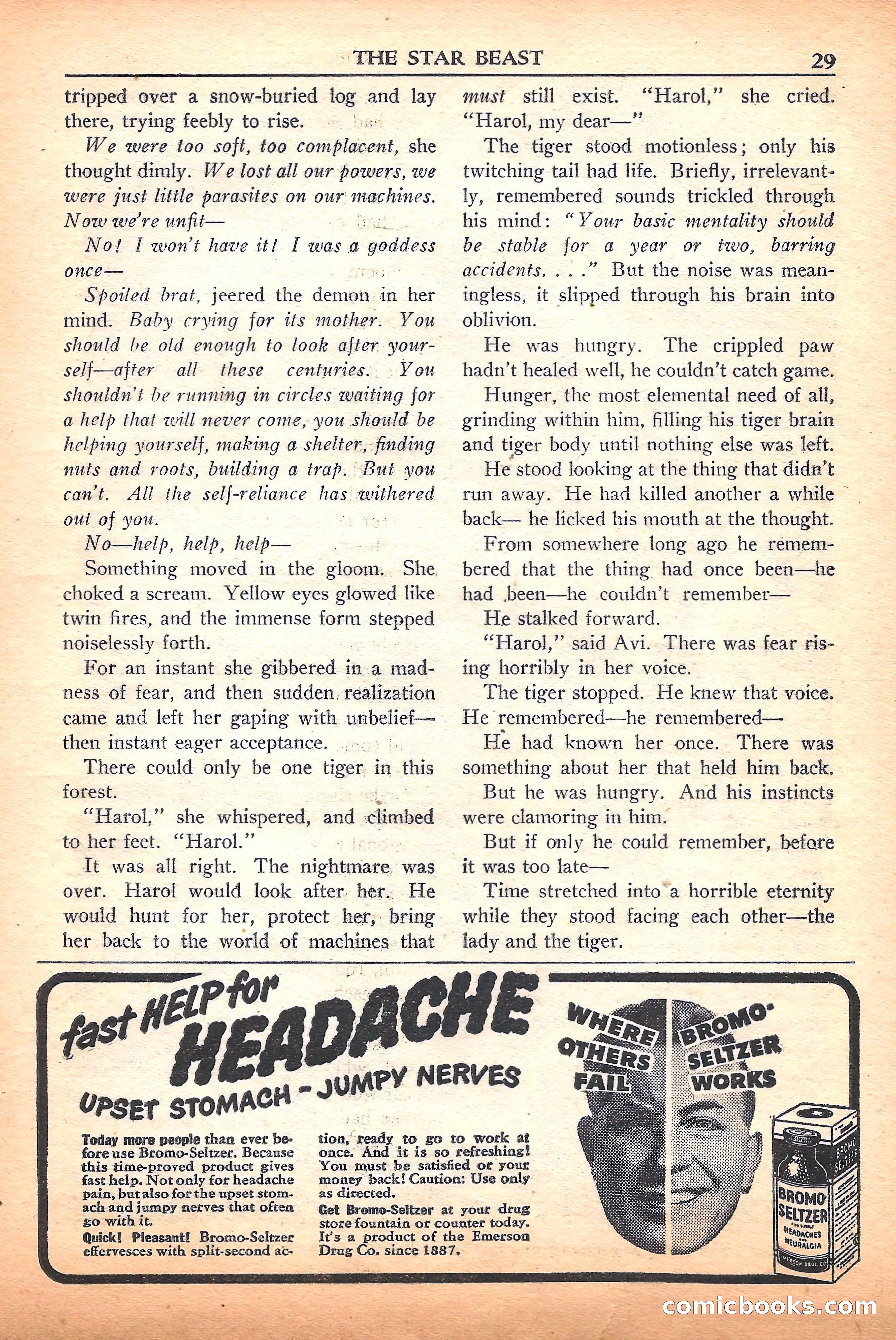 Super Science Stories, September 1950 — page 29 of 132