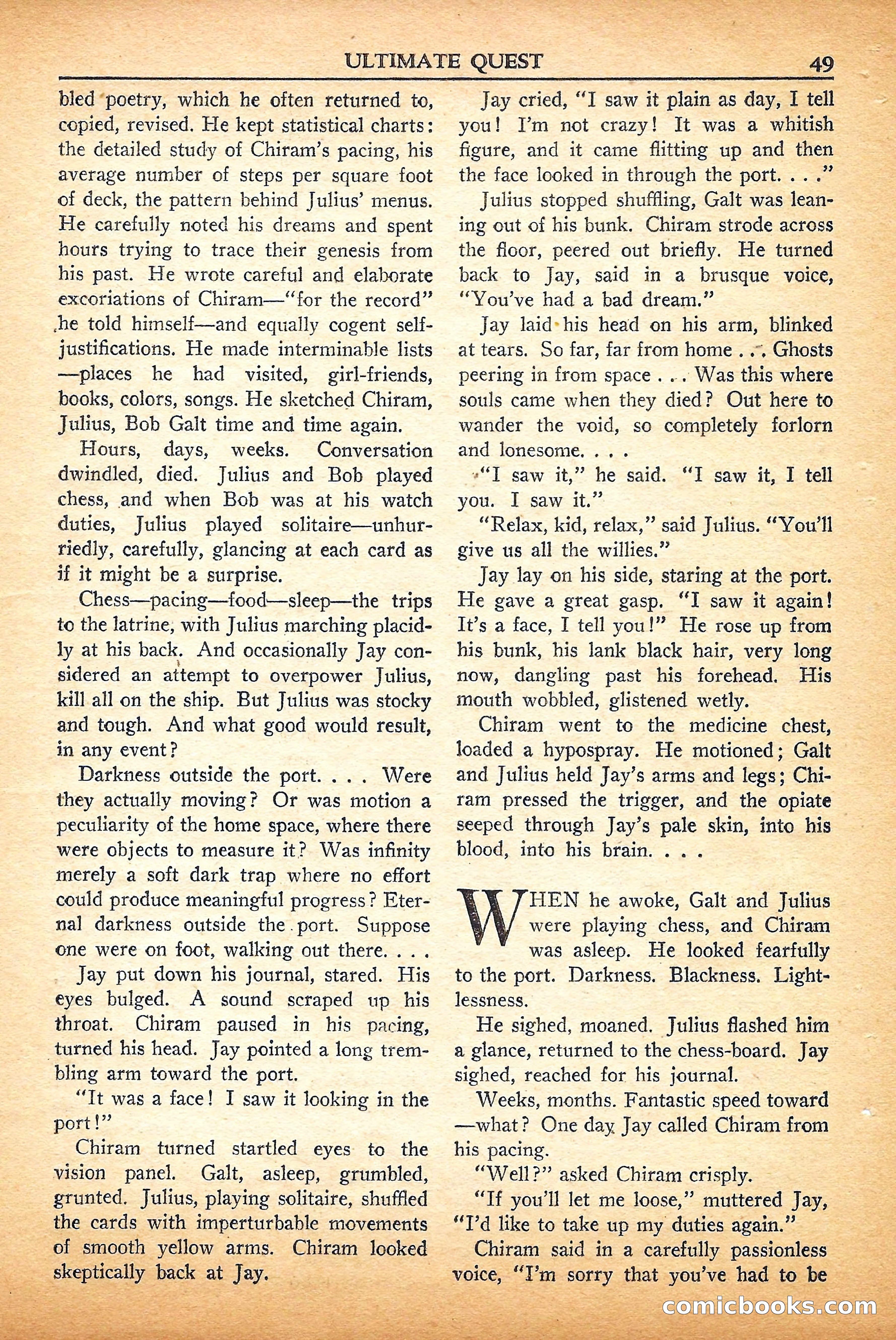 Super Science Stories, September 1950 — page 49 of 132