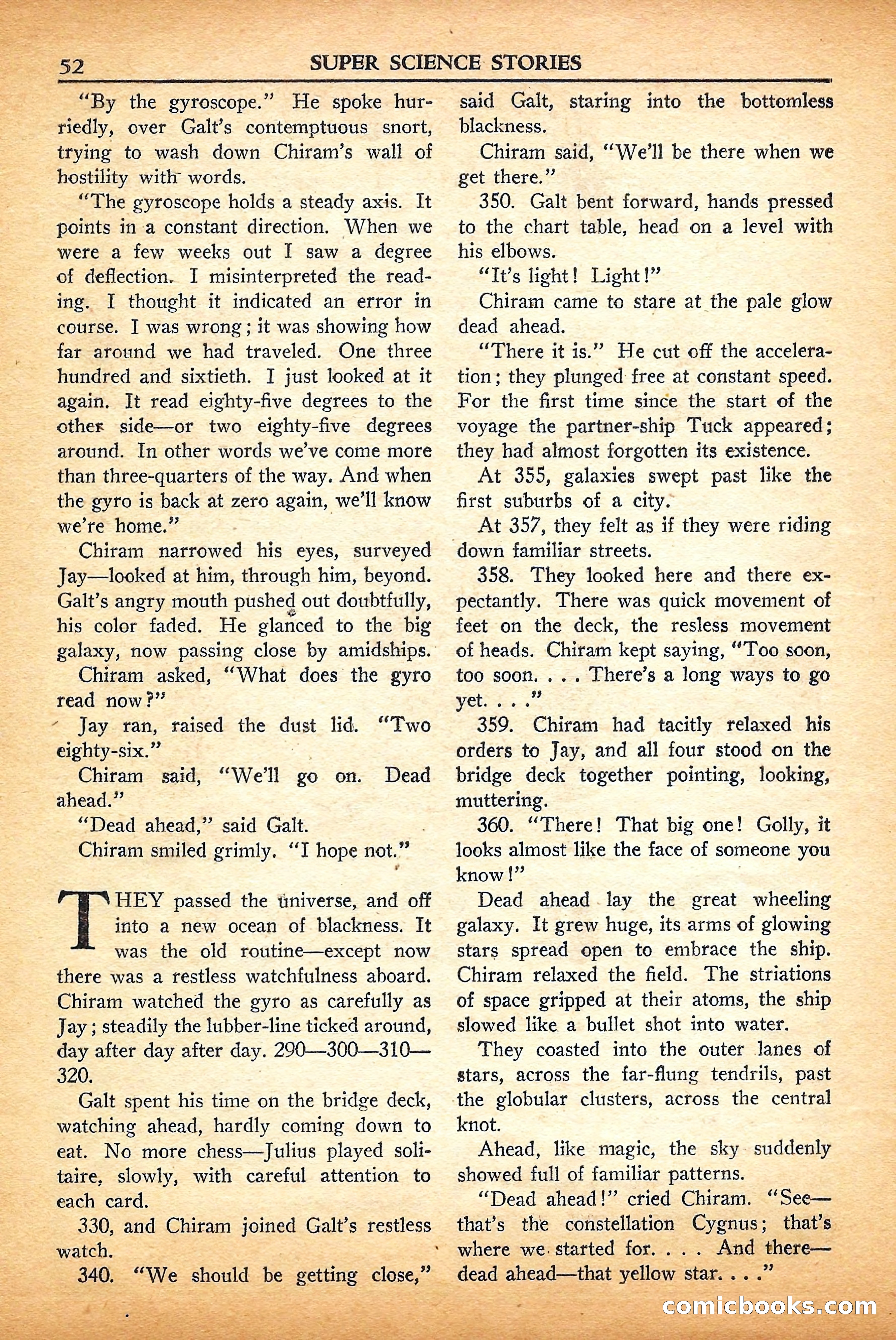 Super Science Stories, September 1950 — page 52 of 132
