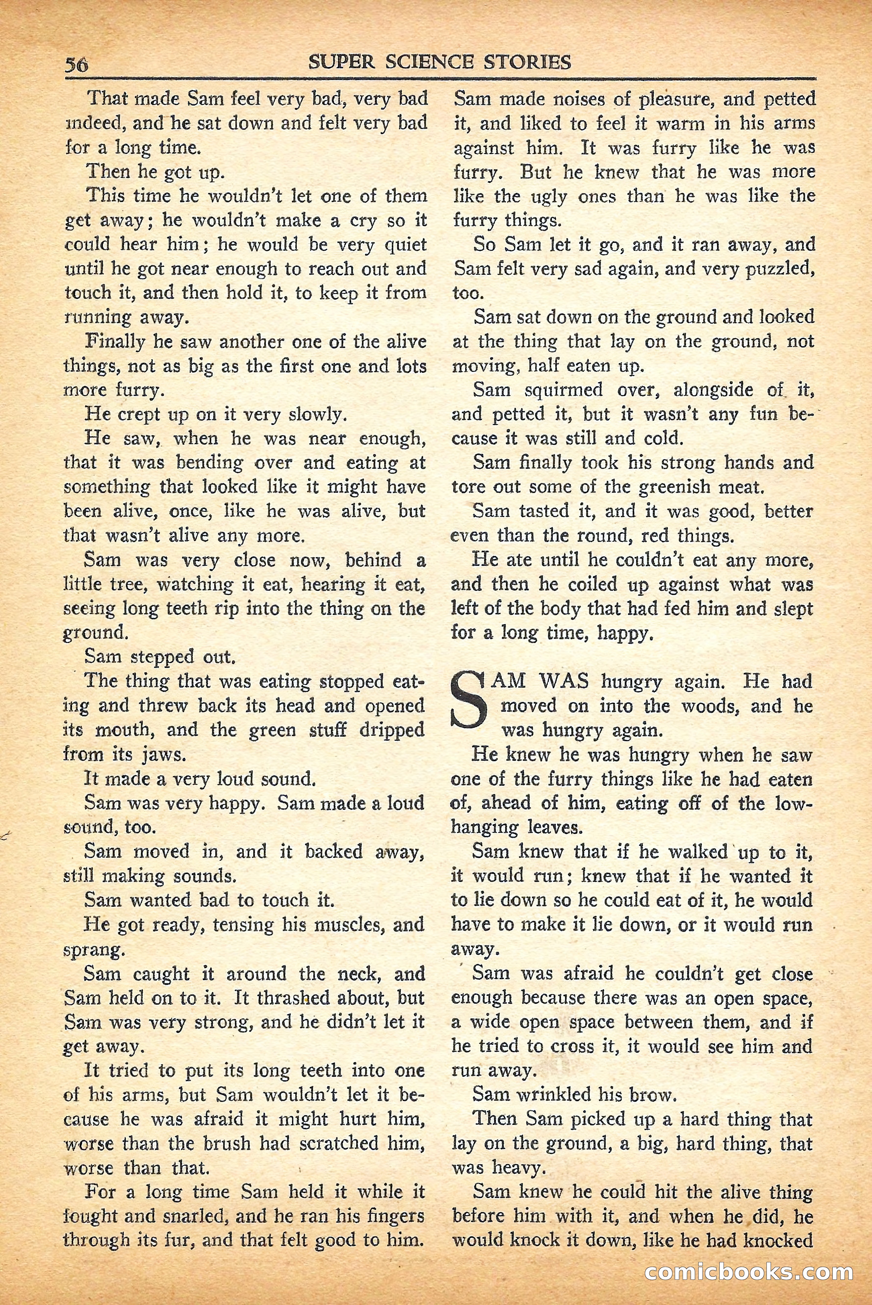 Super Science Stories, September 1950 — page 56 of 132