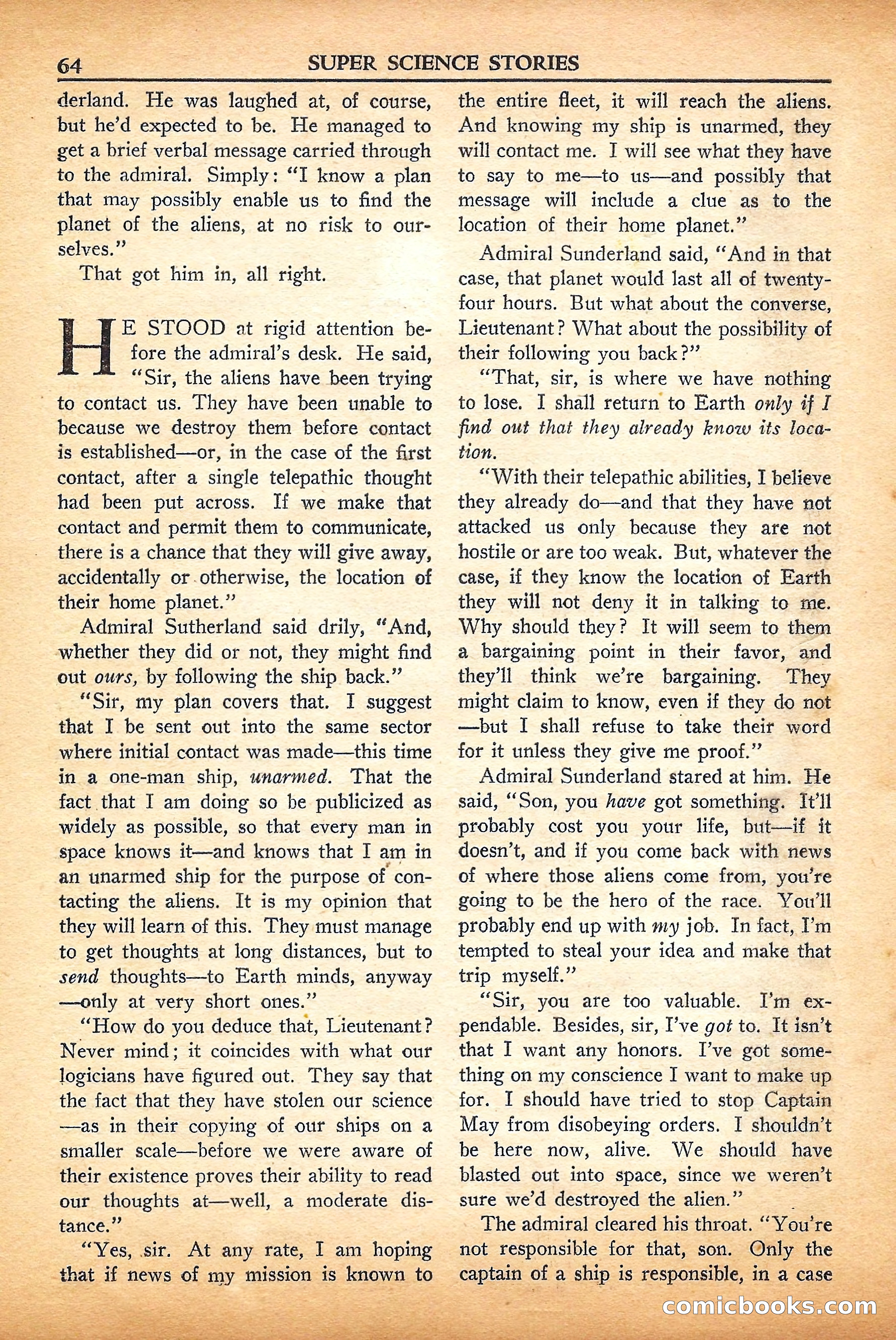 Super Science Stories, September 1950 — page 64 of 132