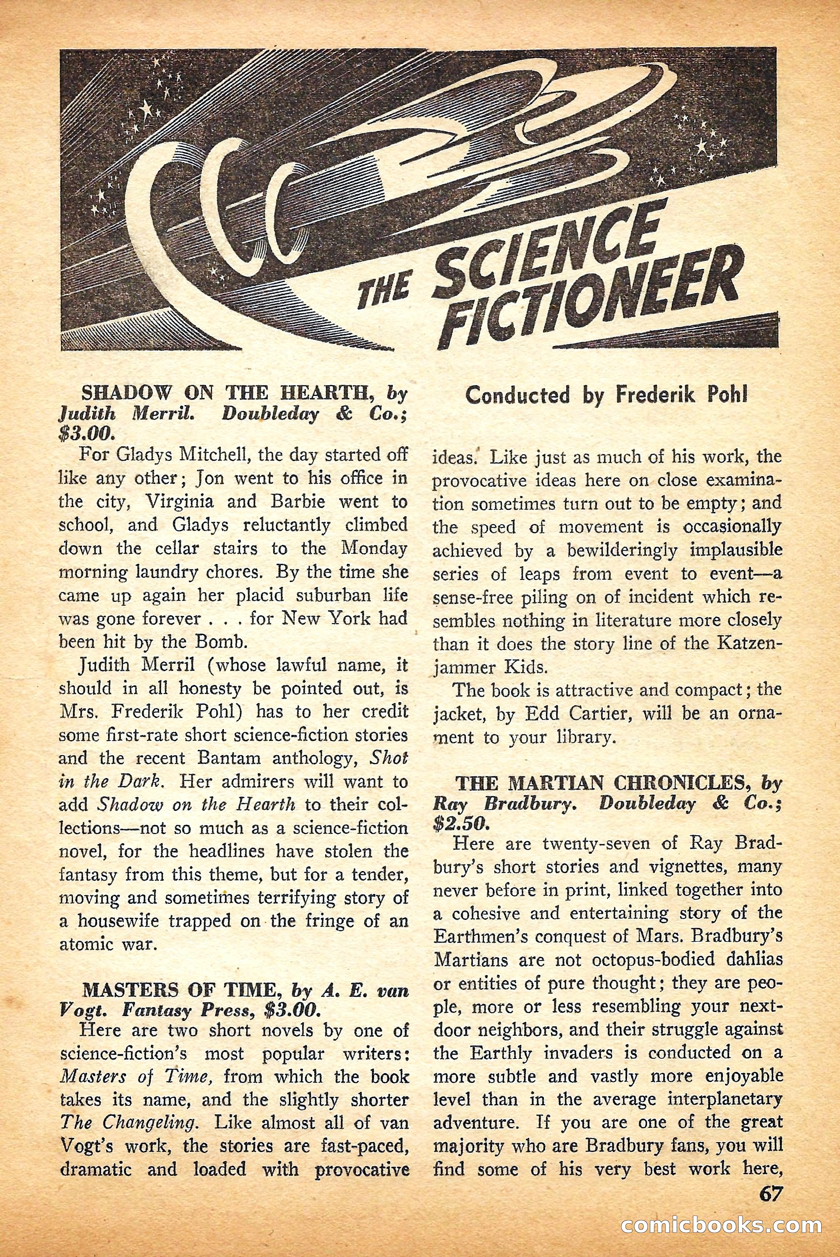 Super Science Stories, September 1950 — page 67 of 132