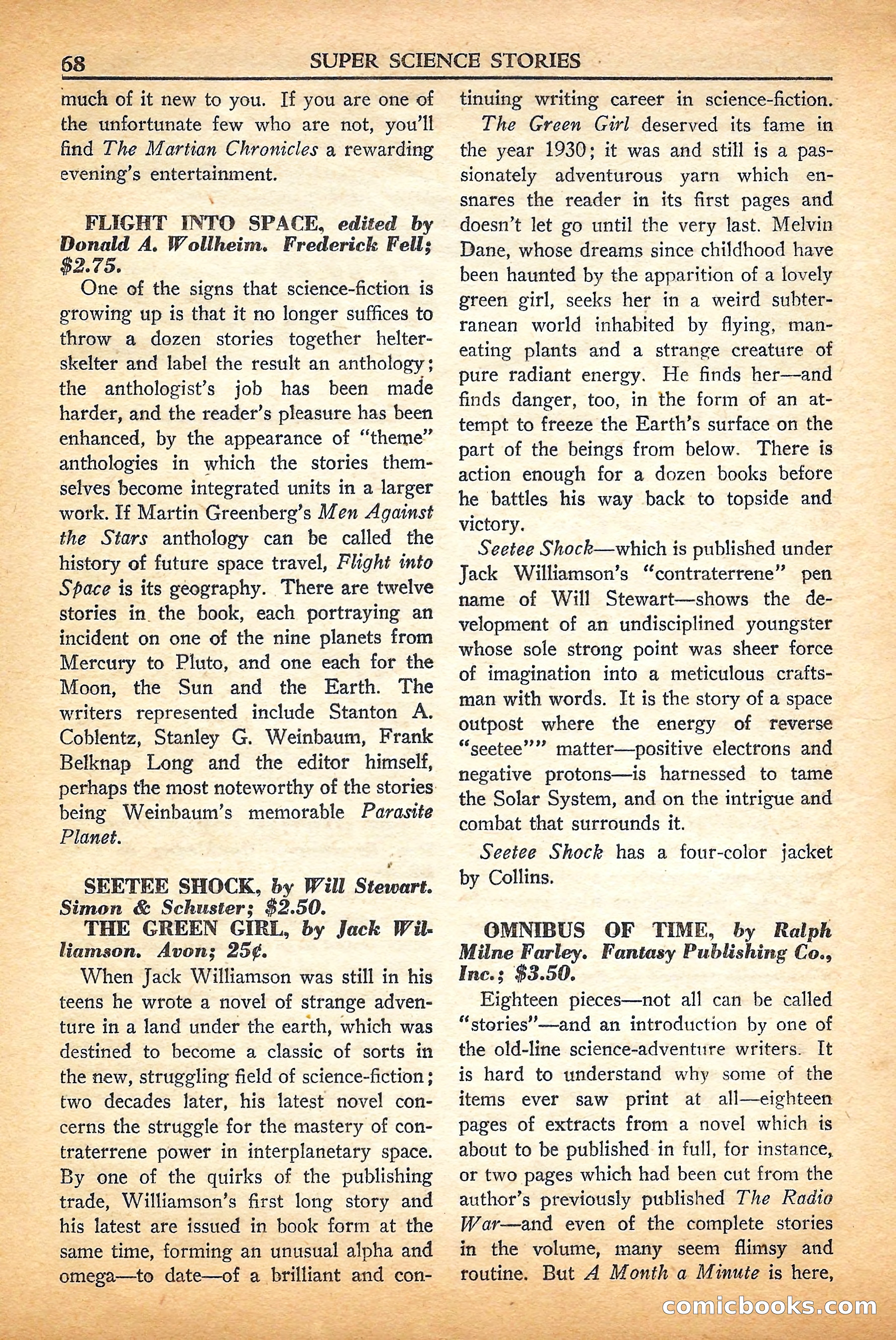 Super Science Stories, September 1950 — page 68 of 132