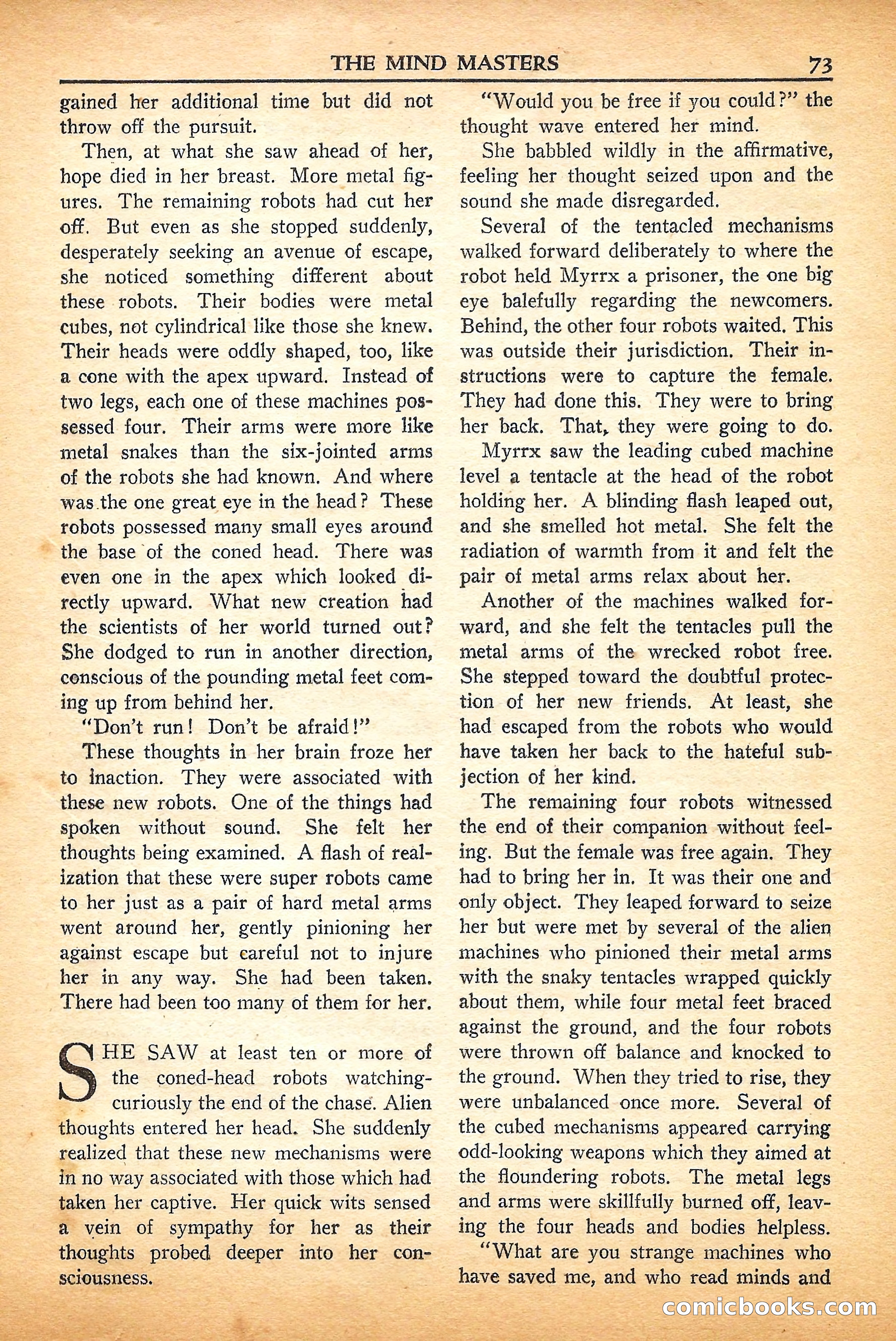 Super Science Stories, September 1950 — page 73 of 132