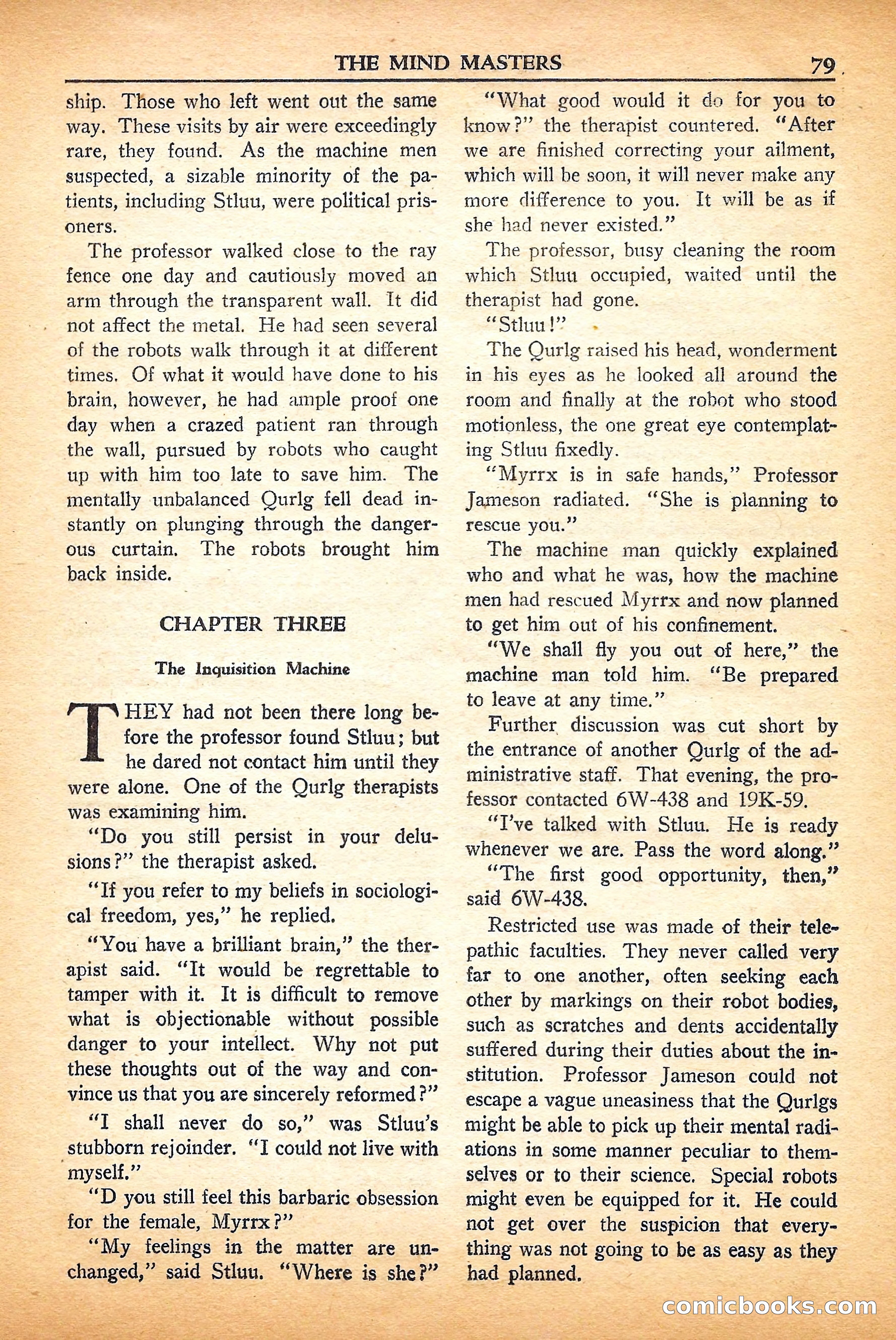 Super Science Stories, September 1950 — page 79 of 132