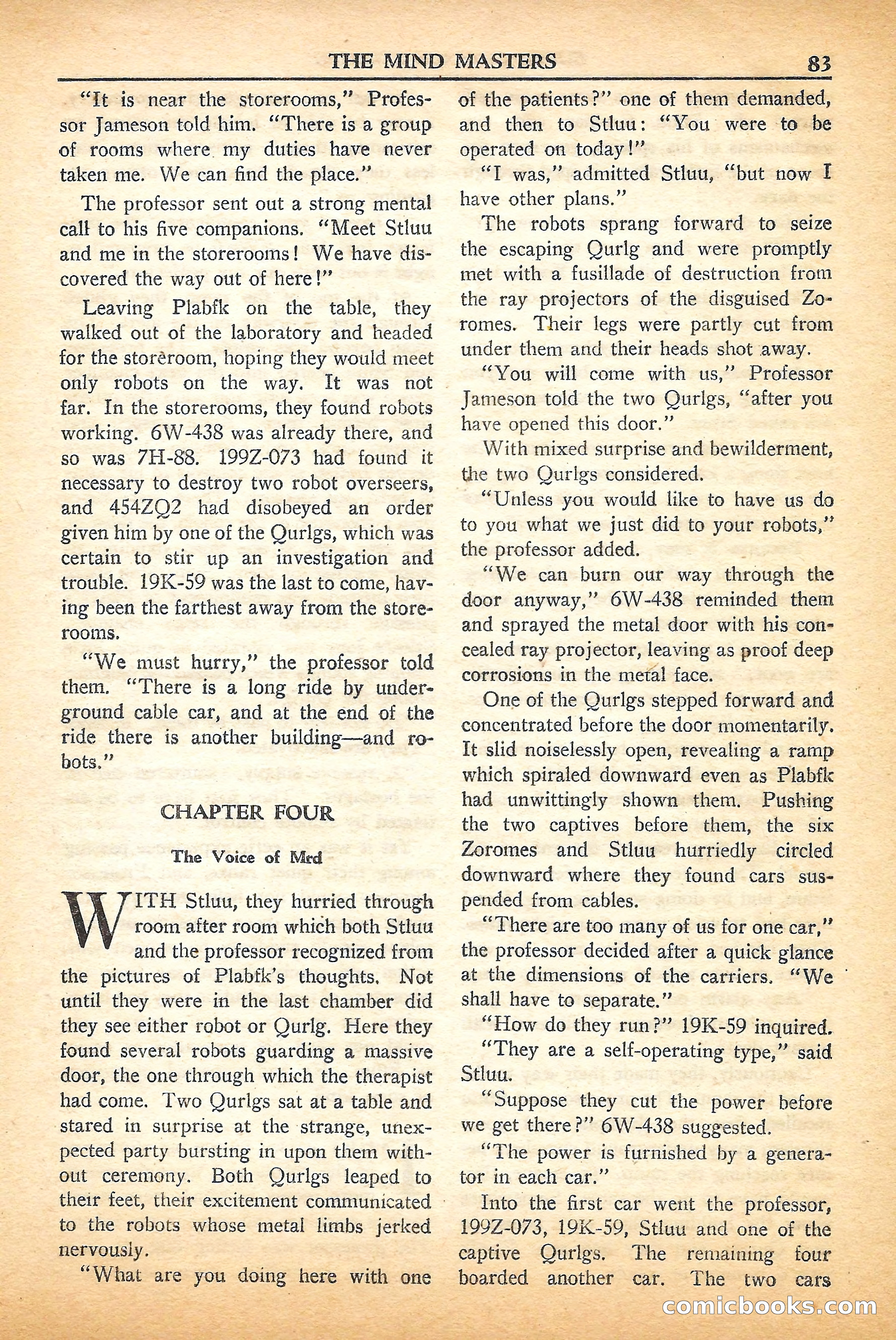 Super Science Stories, September 1950 — page 83 of 132