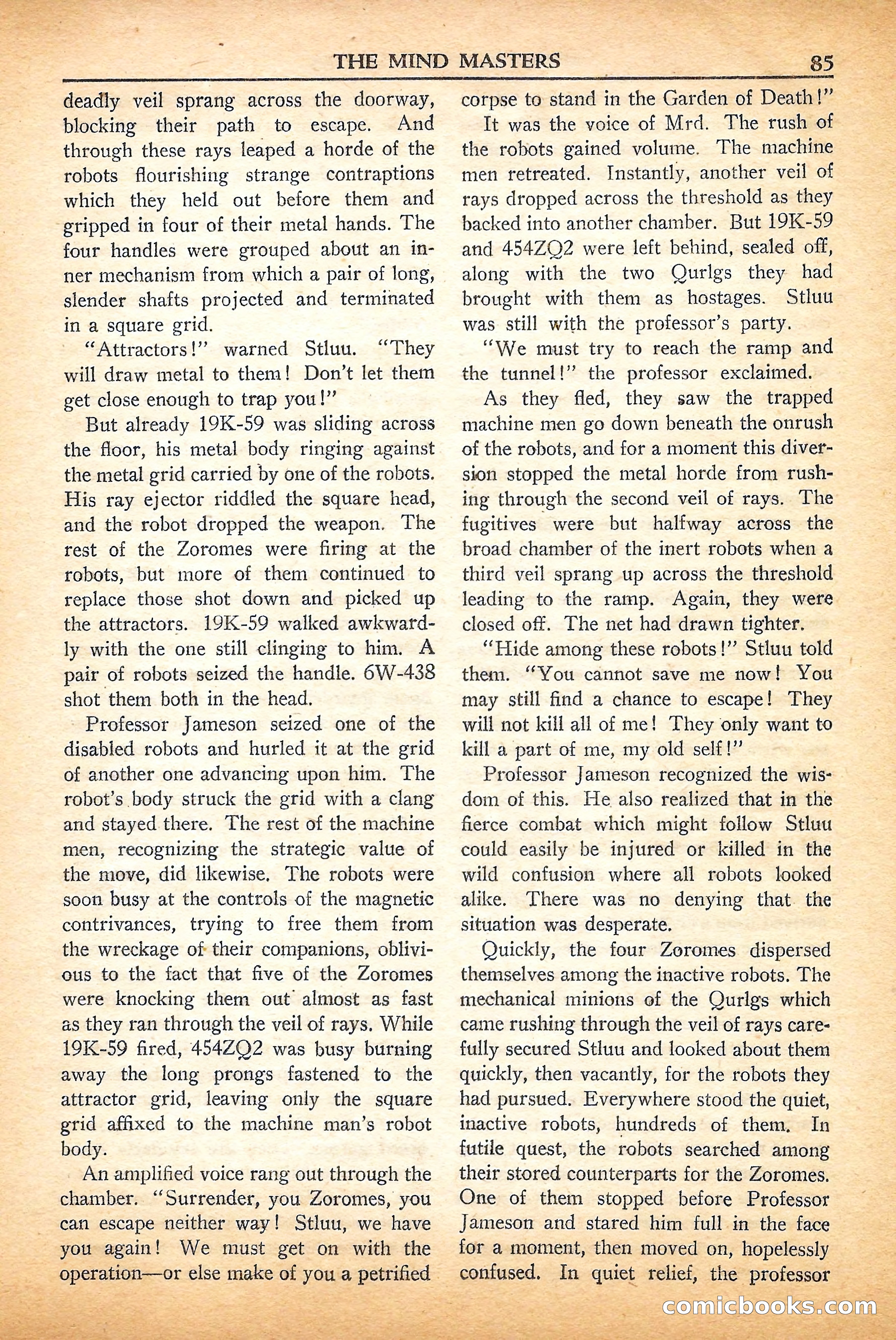 Super Science Stories, September 1950 — page 85 of 132