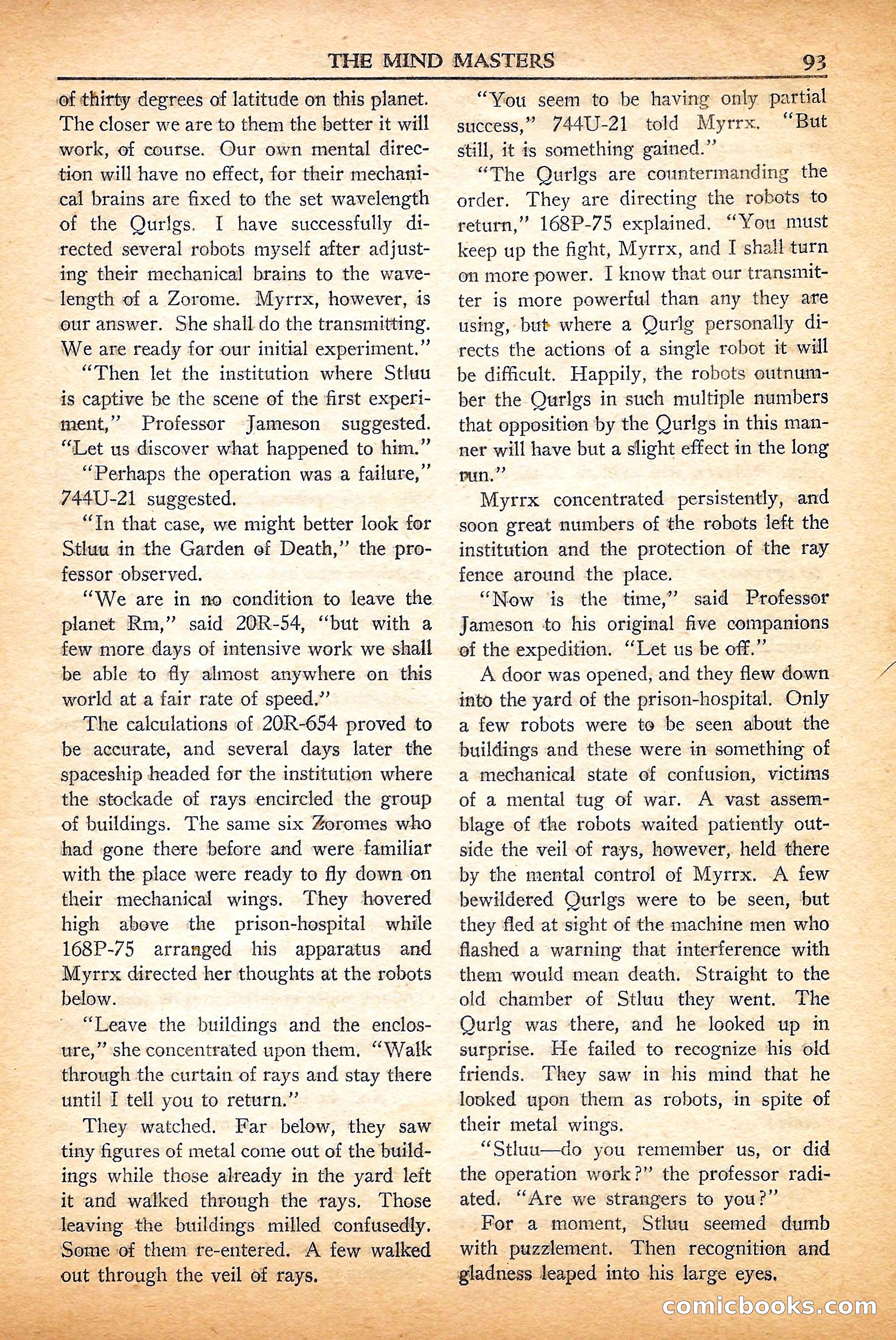 Super Science Stories, September 1950 — page 93 of 132