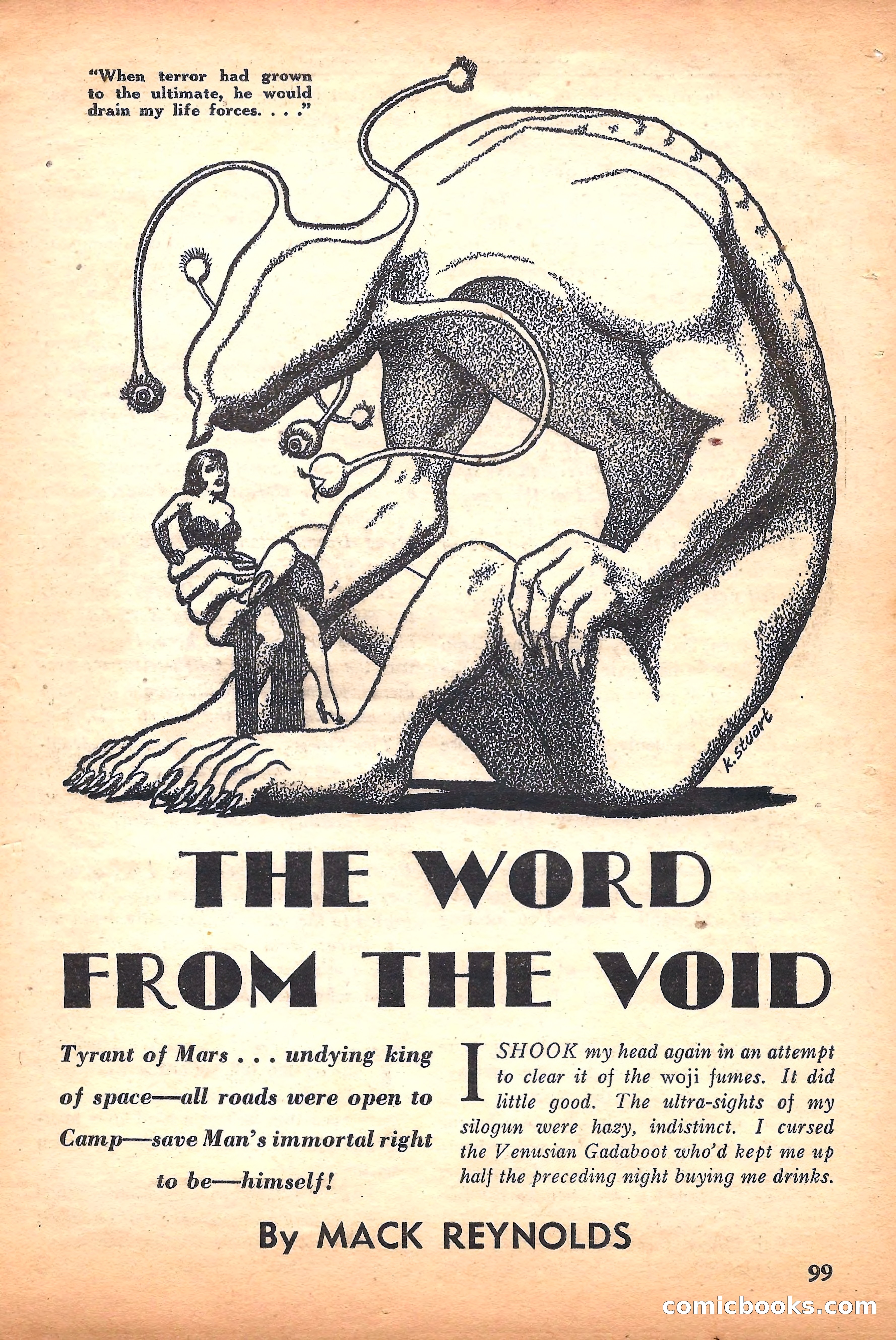 Super Science Stories, September 1950 — page 99 of 132