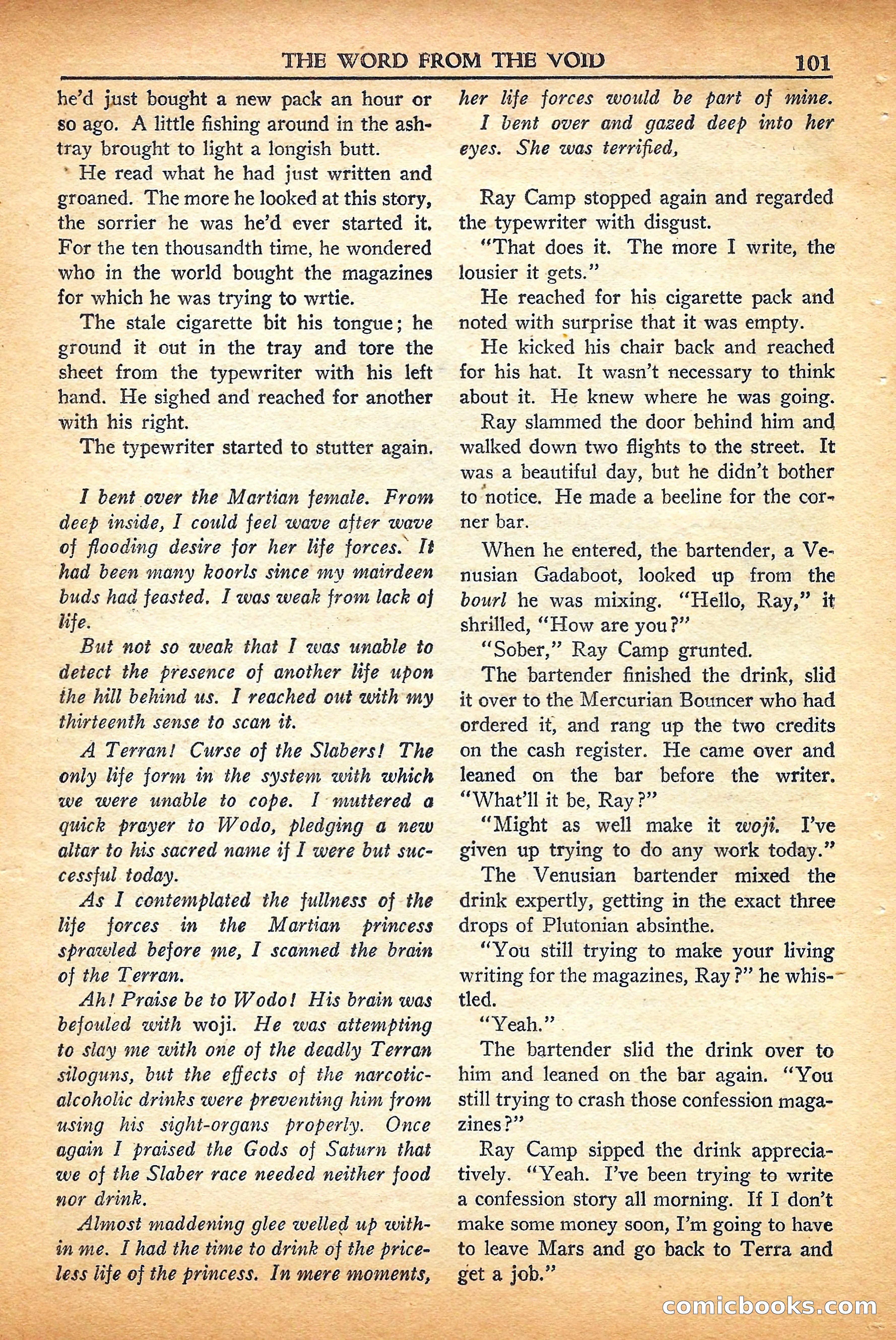 Super Science Stories, September 1950 — page 101 of 132