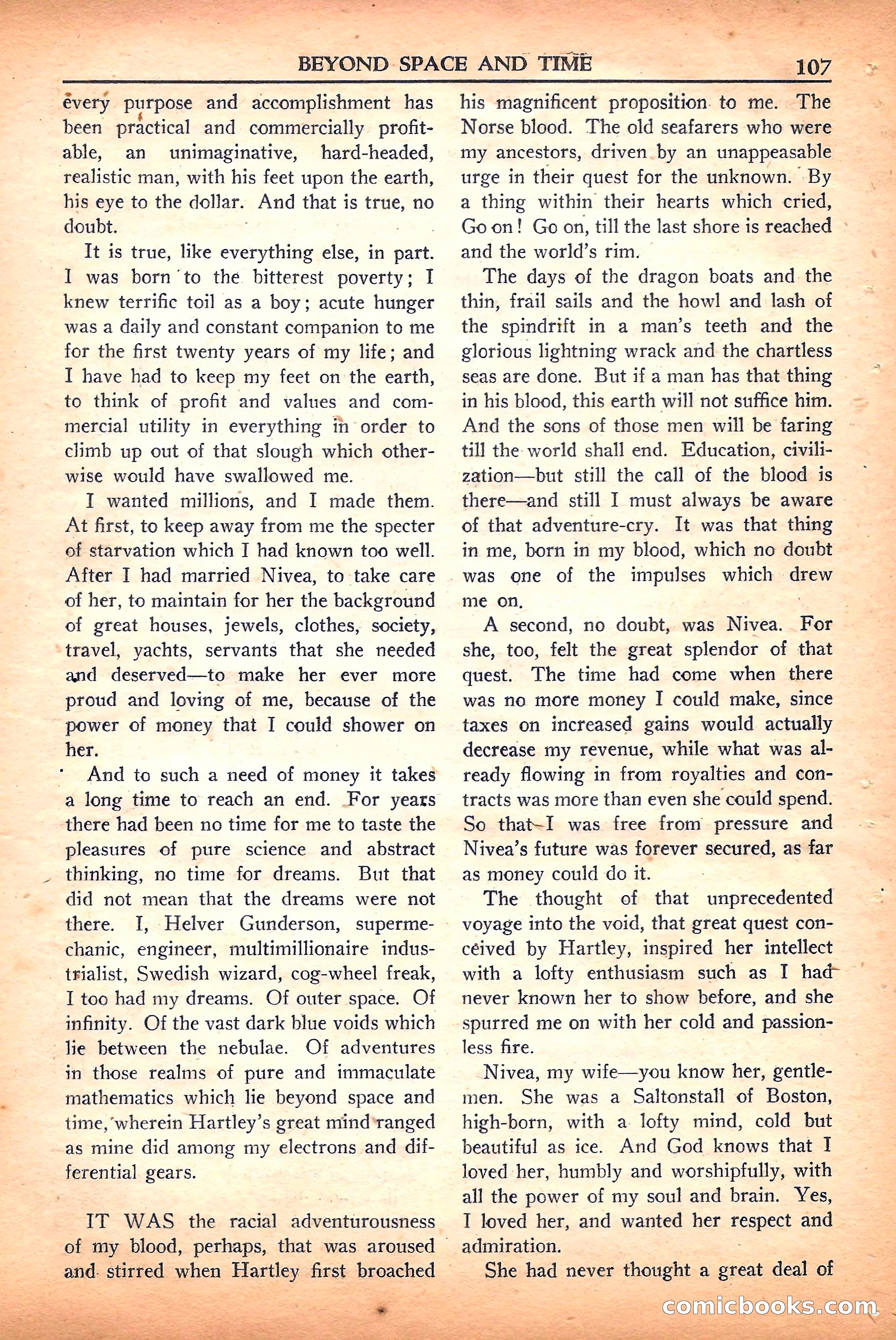 Super Science Stories, September 1950 — page 107 of 132
