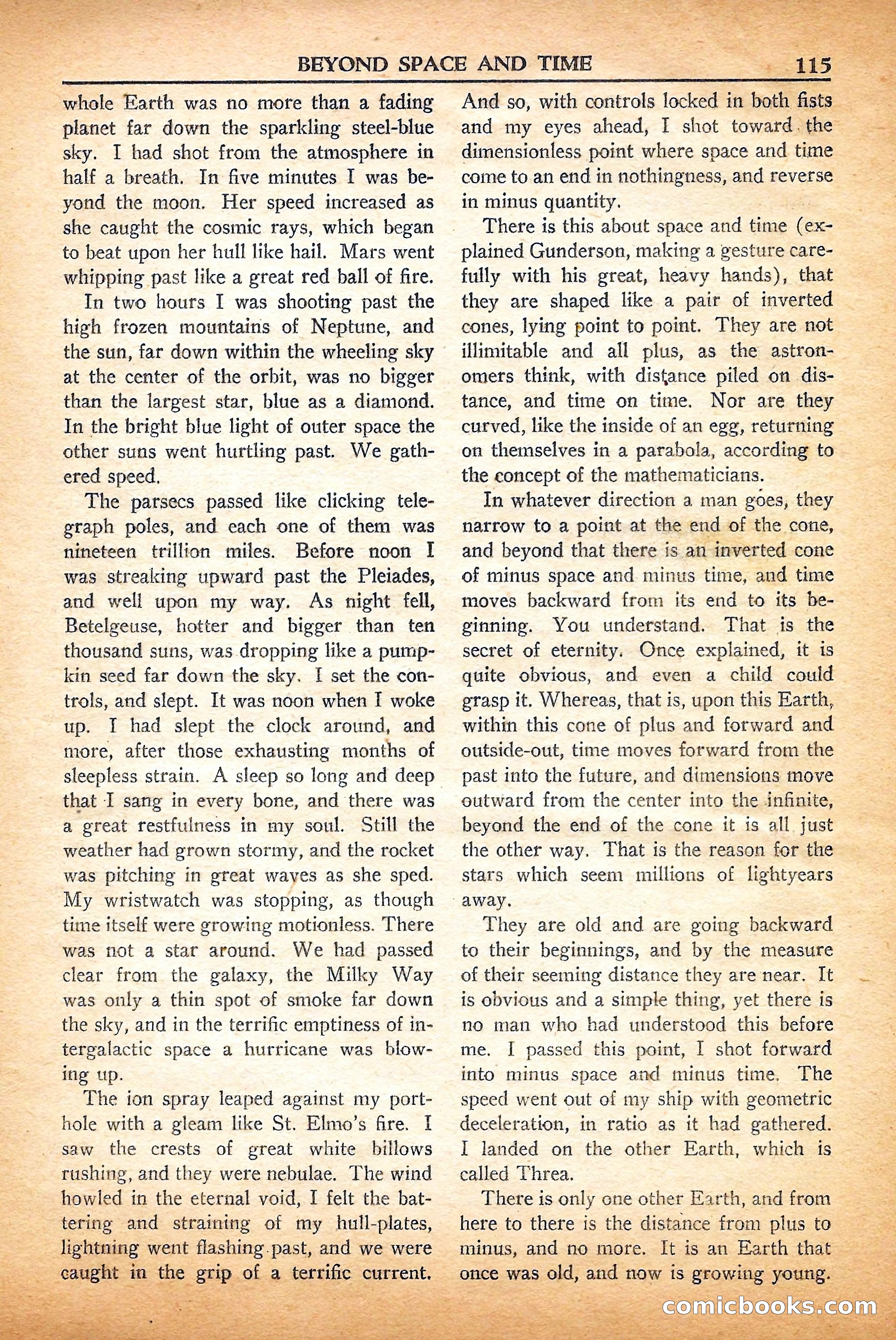 Super Science Stories, September 1950 — page 115 of 132