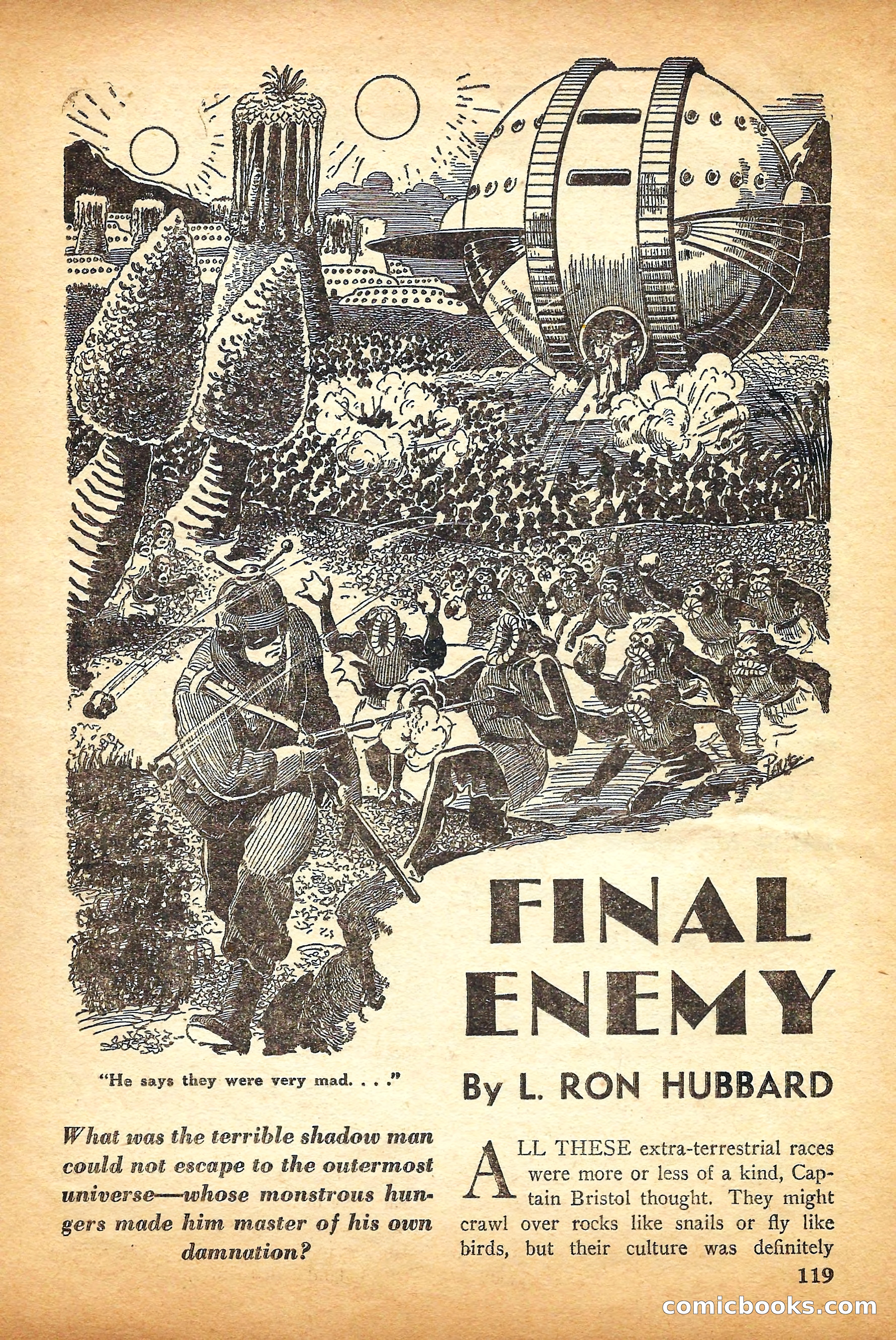 Super Science Stories, September 1950 — page 119 of 132