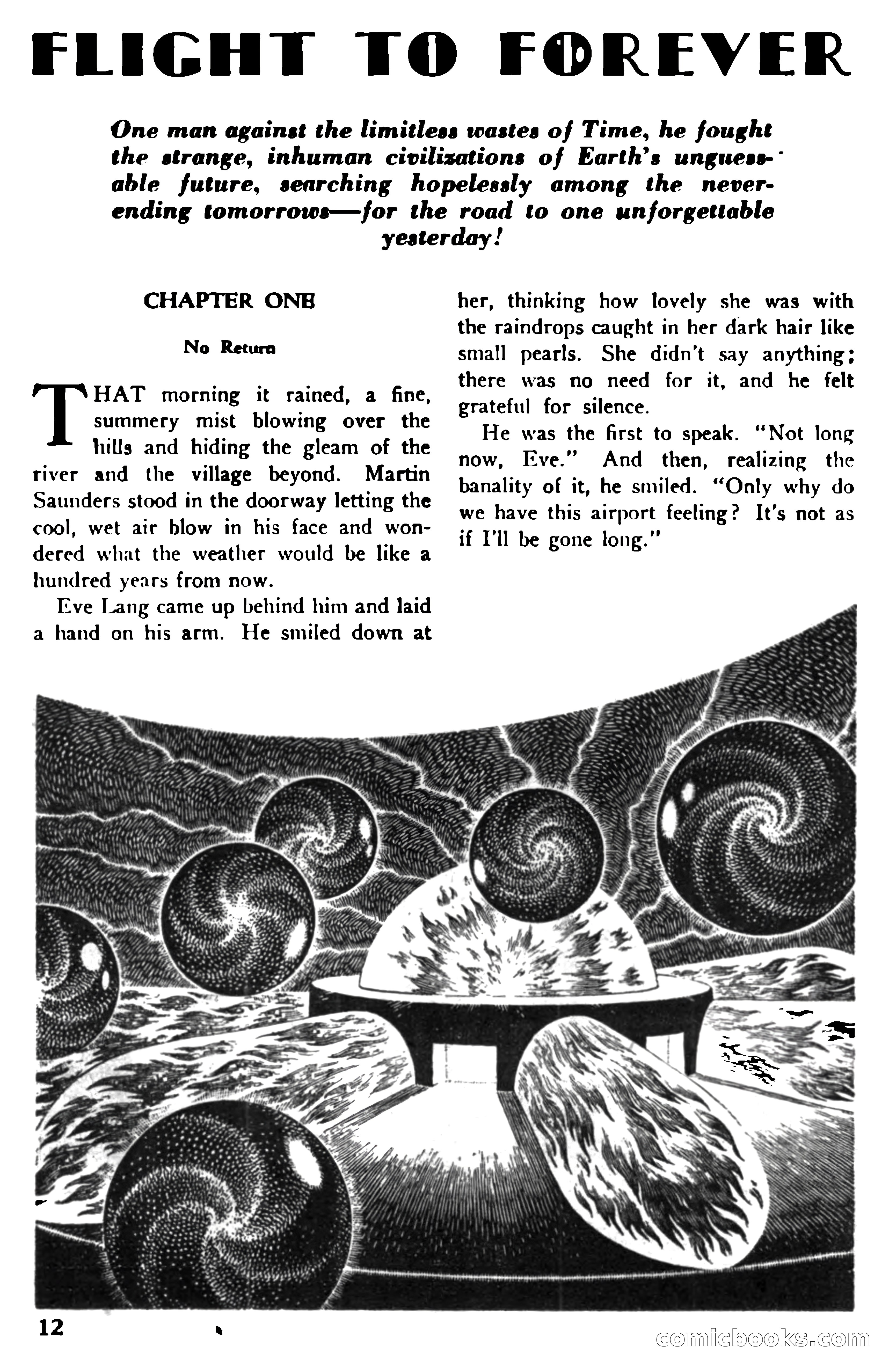 Super Science Stories, November 1950 — page 12 of 133