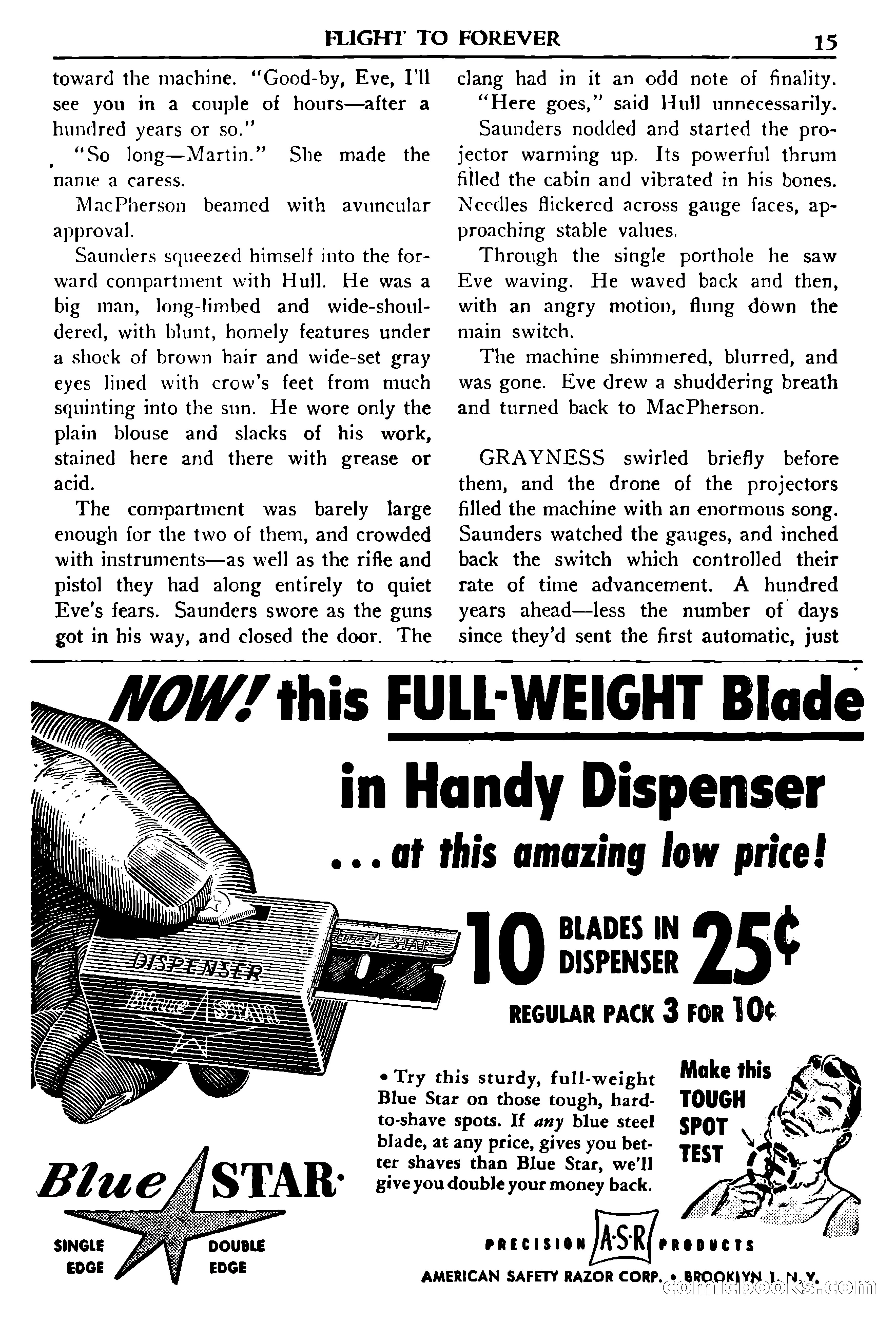 Super Science Stories, November 1950 — page 15 of 133