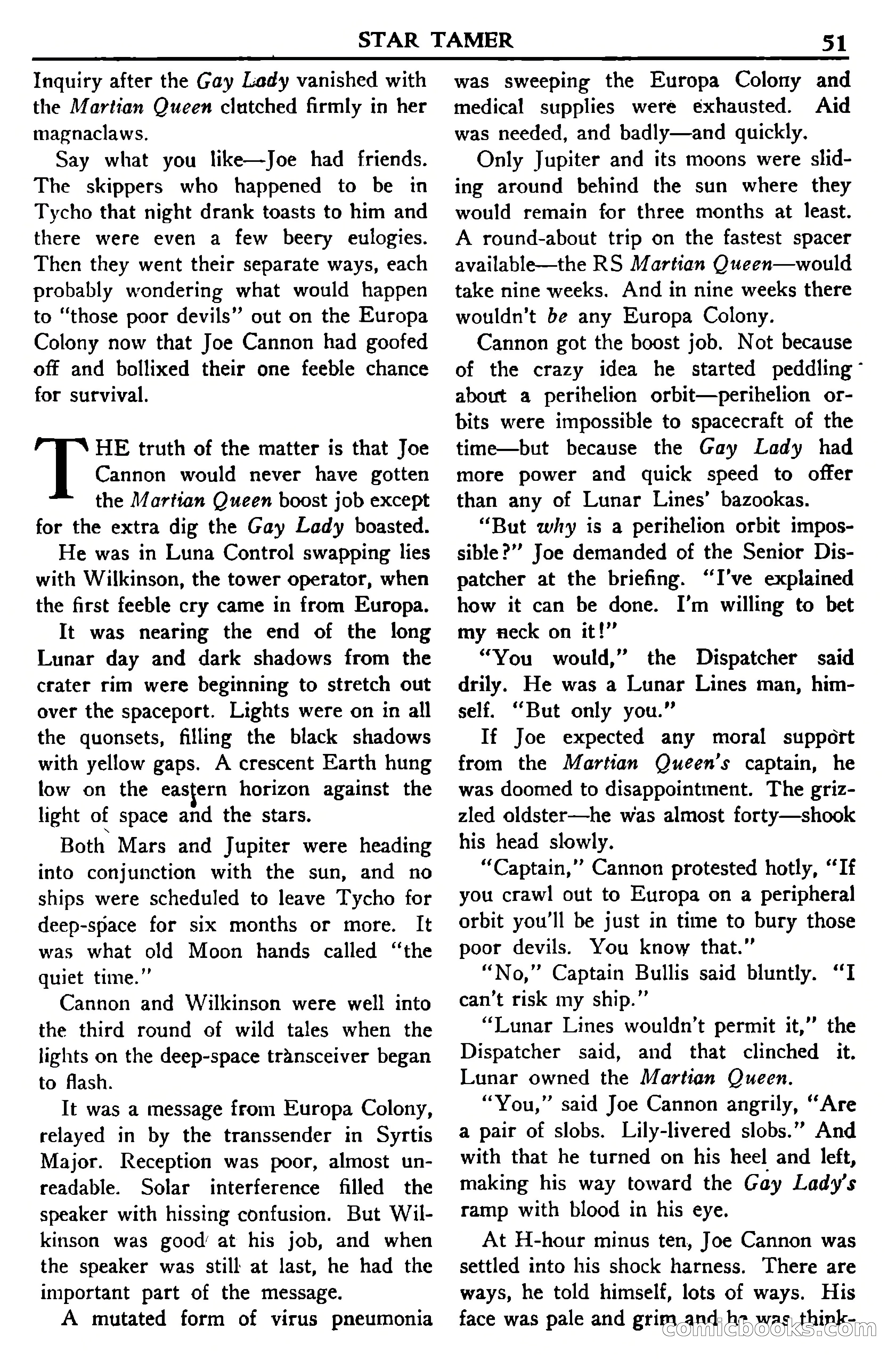 Super Science Stories, November 1950 — page 51 of 133