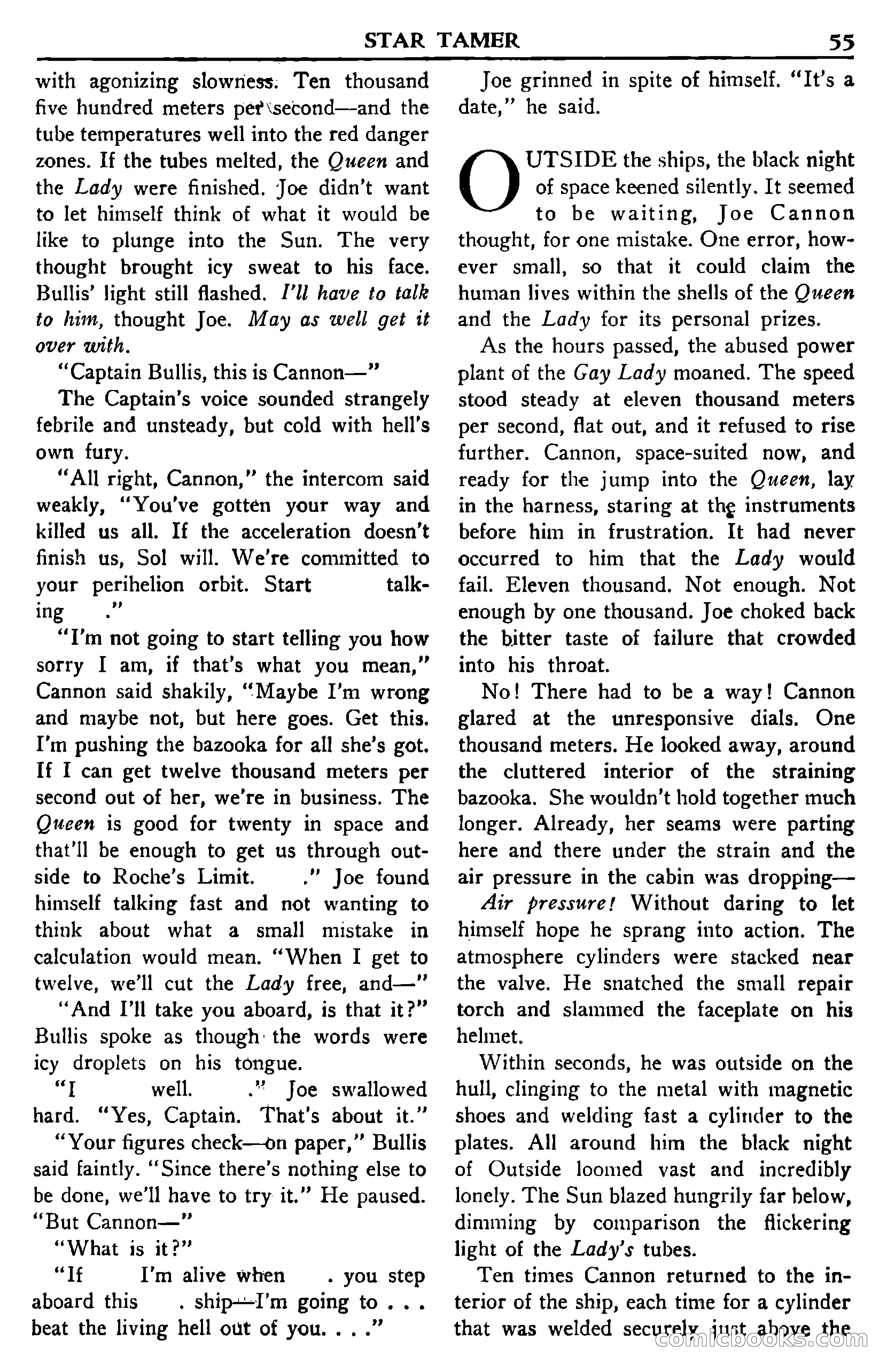 Super Science Stories, November 1950 — page 55 of 133