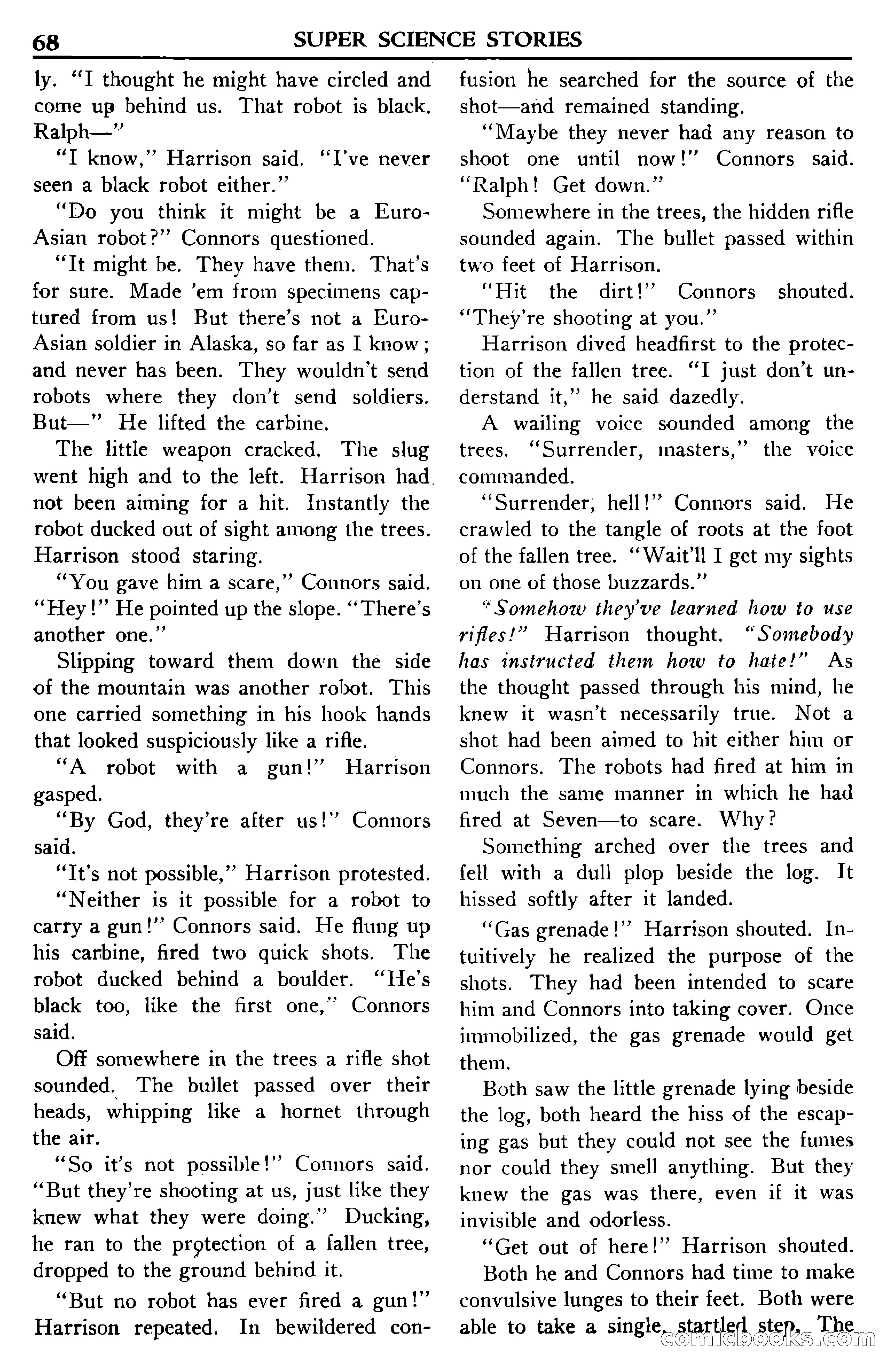 Super Science Stories, November 1950 — page 68 of 133