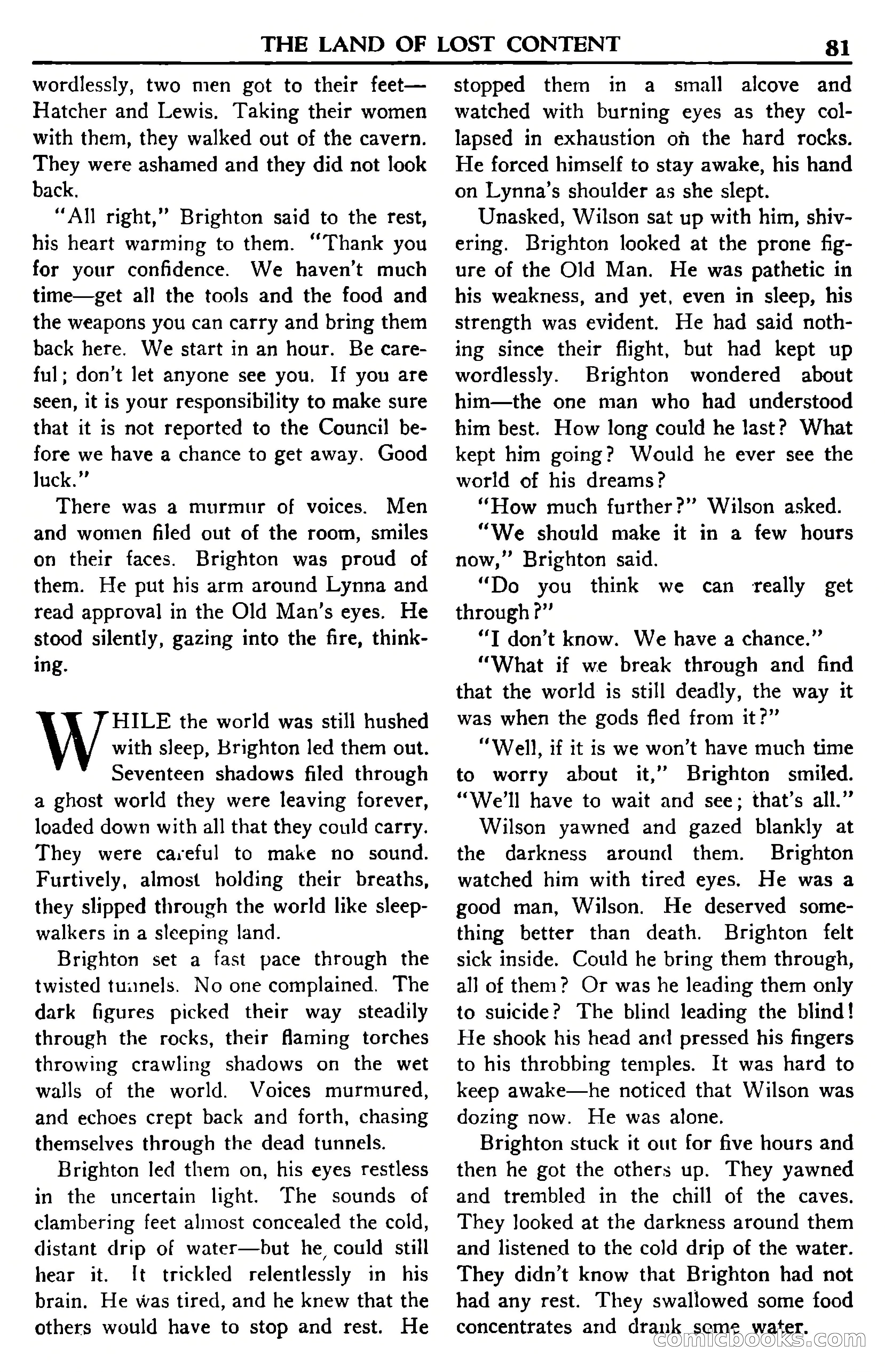 Super Science Stories, November 1950 — page 81 of 133
