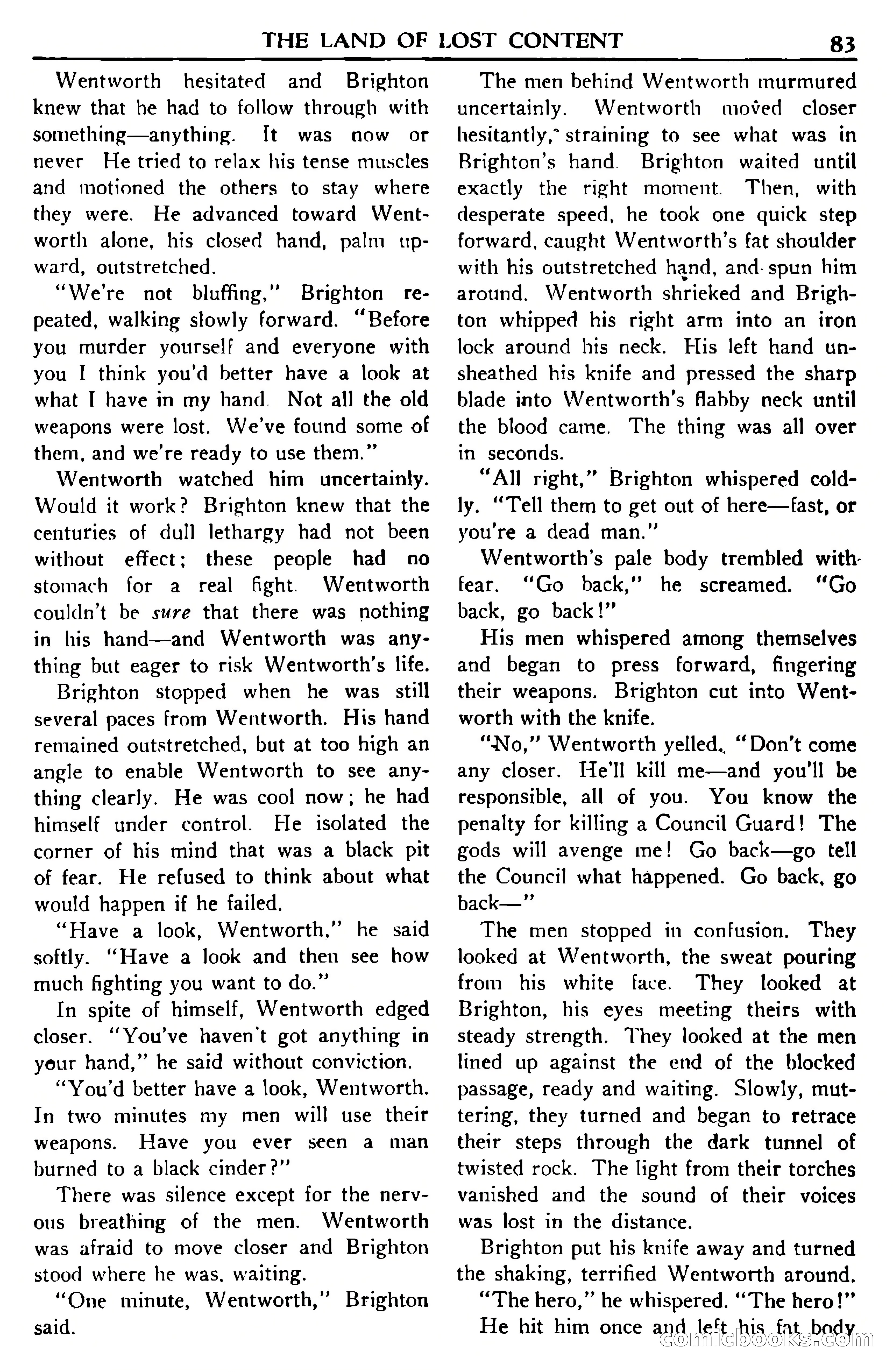 Super Science Stories, November 1950 — page 83 of 133