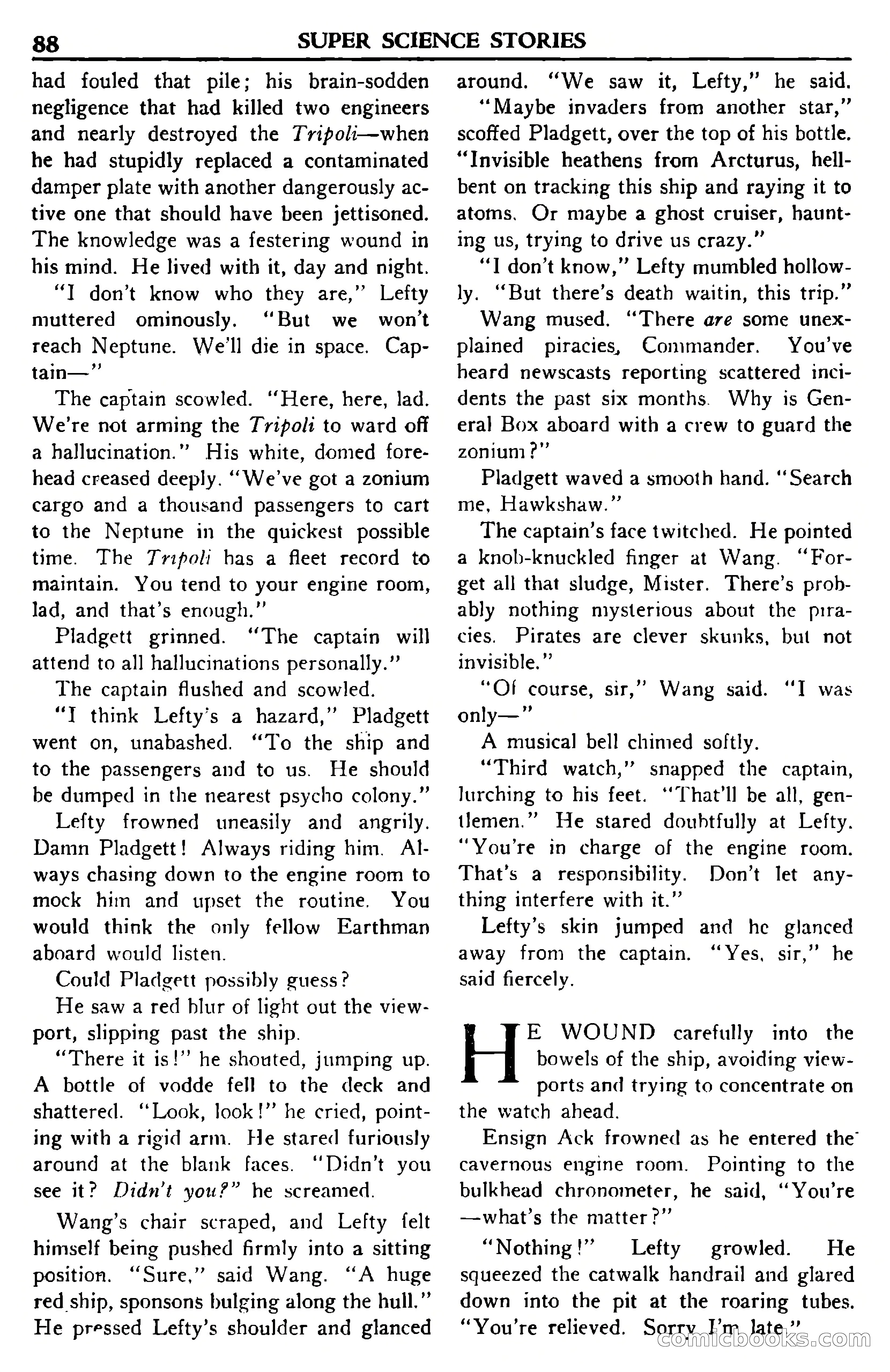 Super Science Stories, November 1950 — page 88 of 133