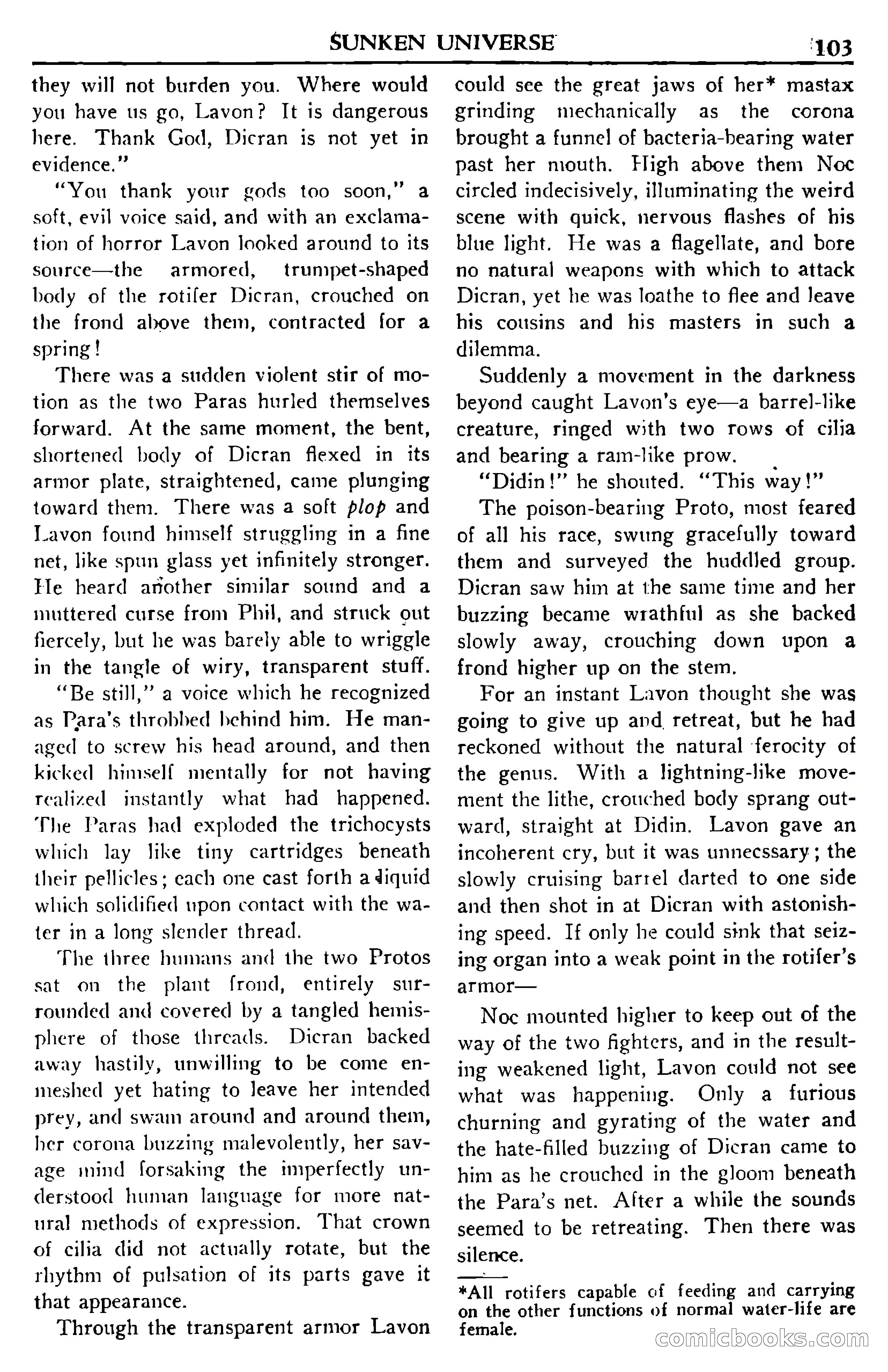 Super Science Stories, November 1950 — page 103 of 133