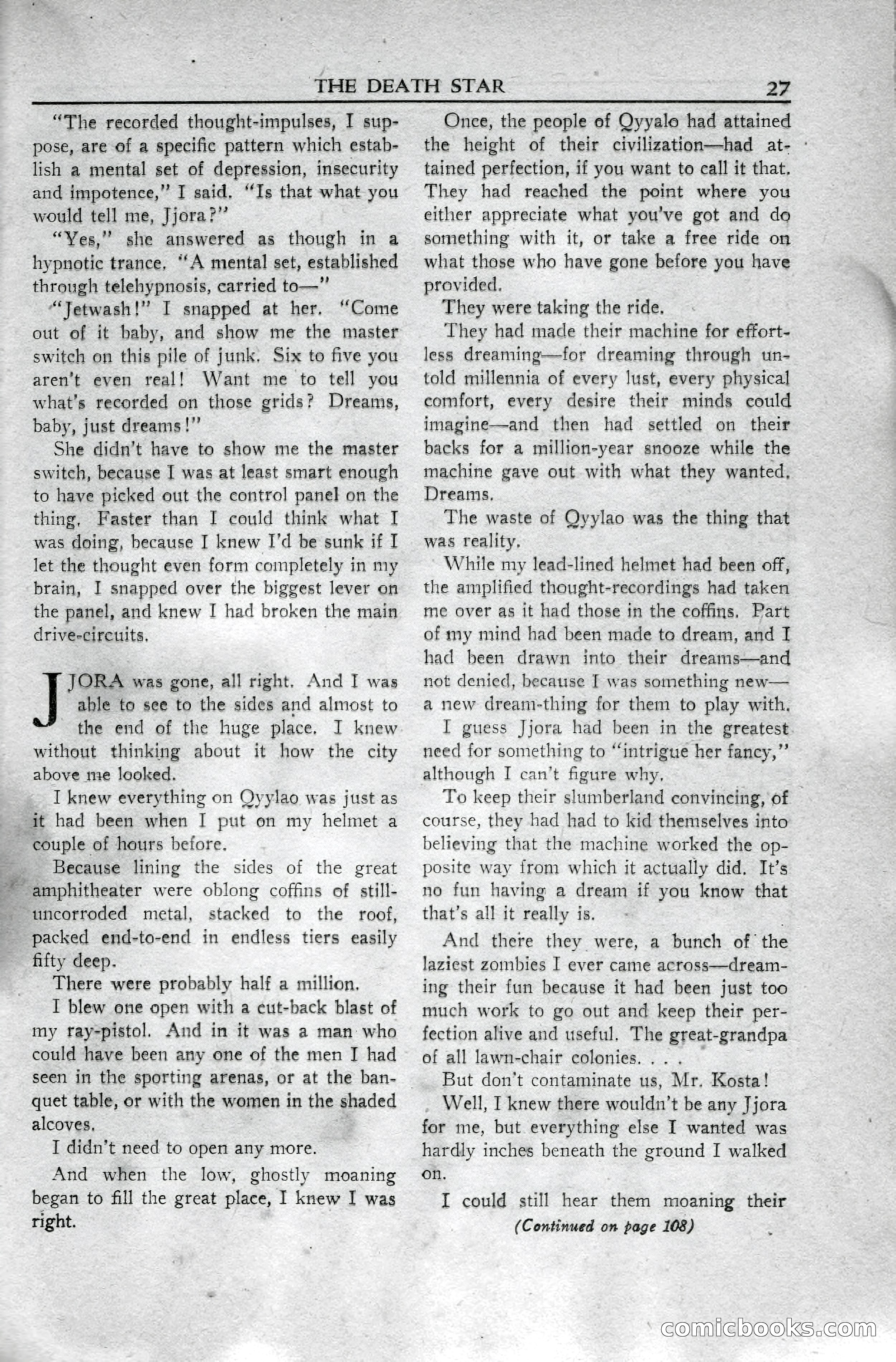 Super Science Stories, April 1951 — page 27 of 116