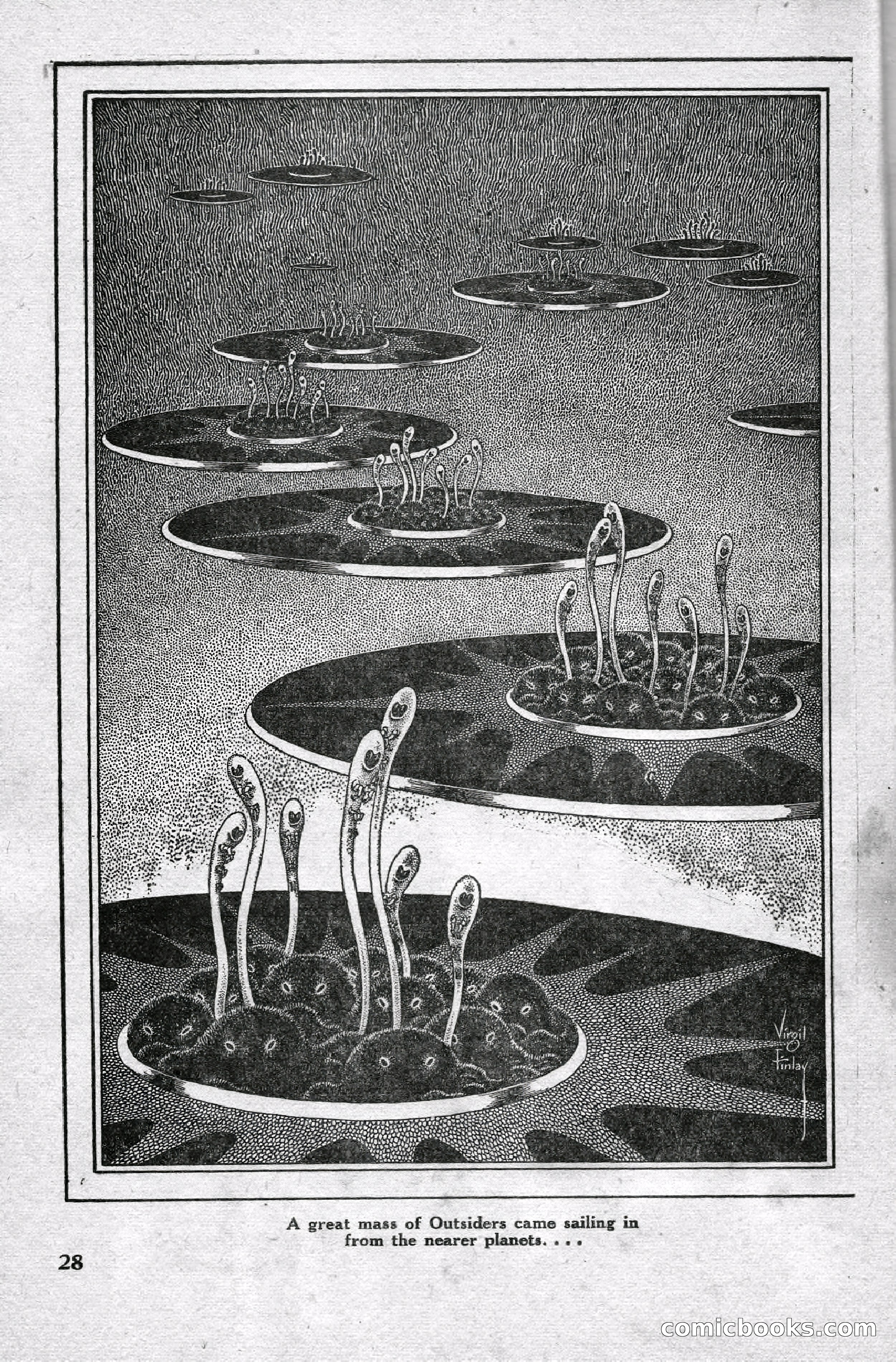 Super Science Stories, April 1951 — page 28 of 116