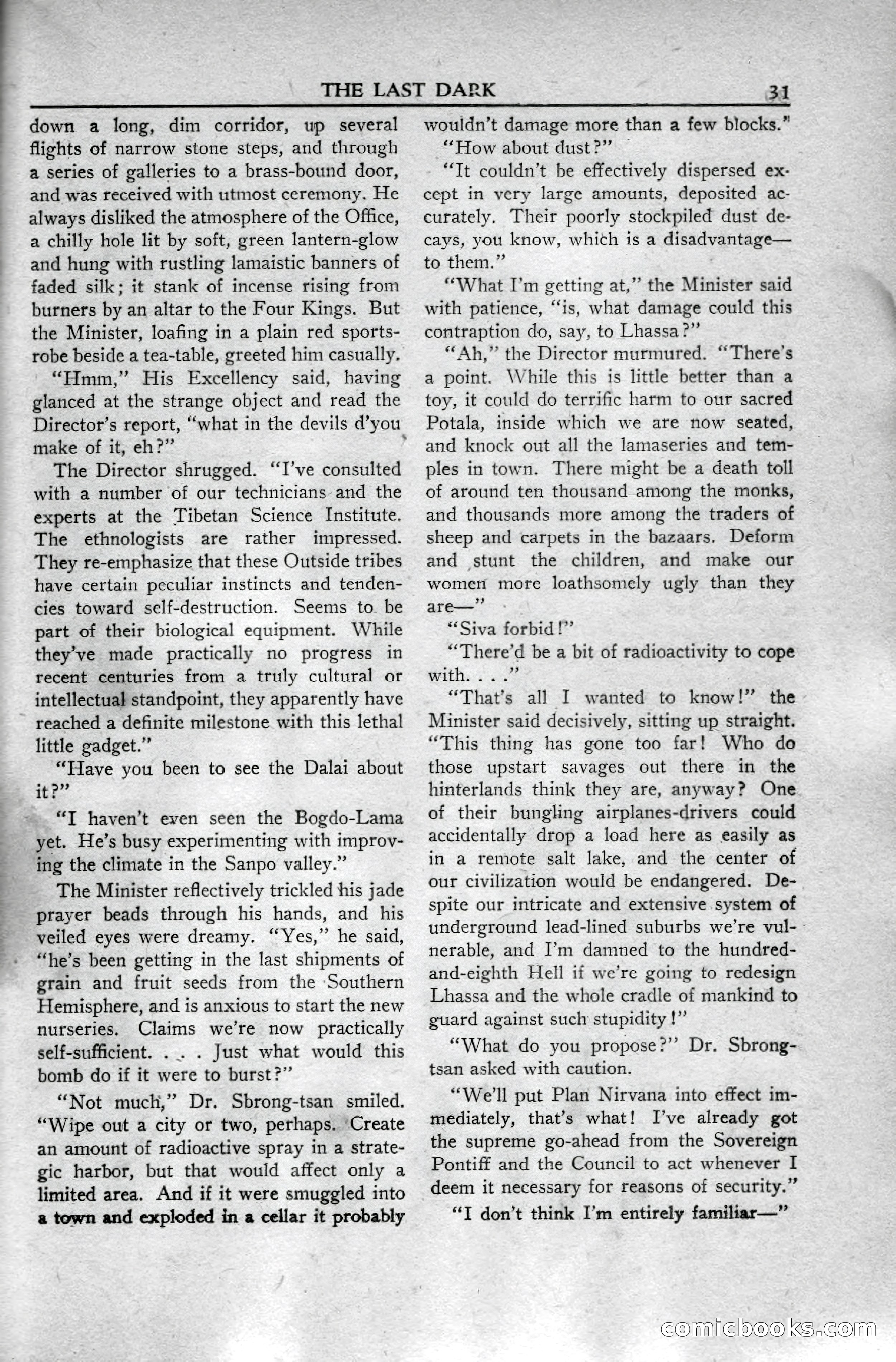 Super Science Stories, April 1951 — page 31 of 116