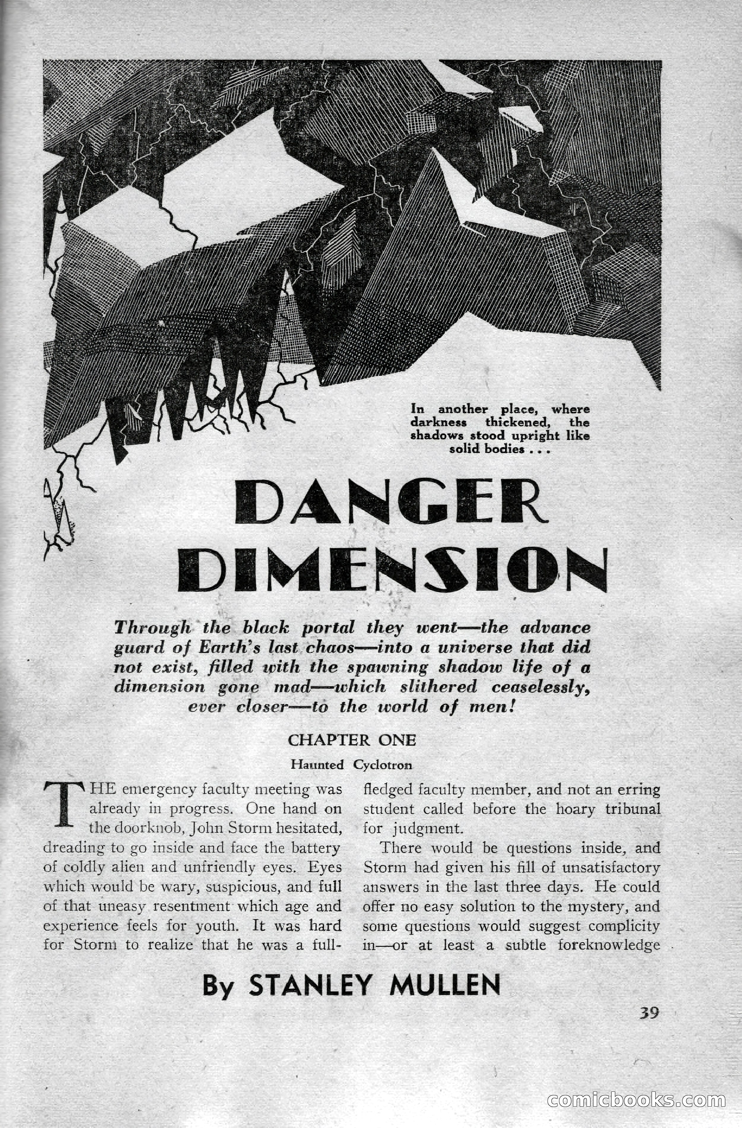 Super Science Stories, April 1951 — page 39 of 116