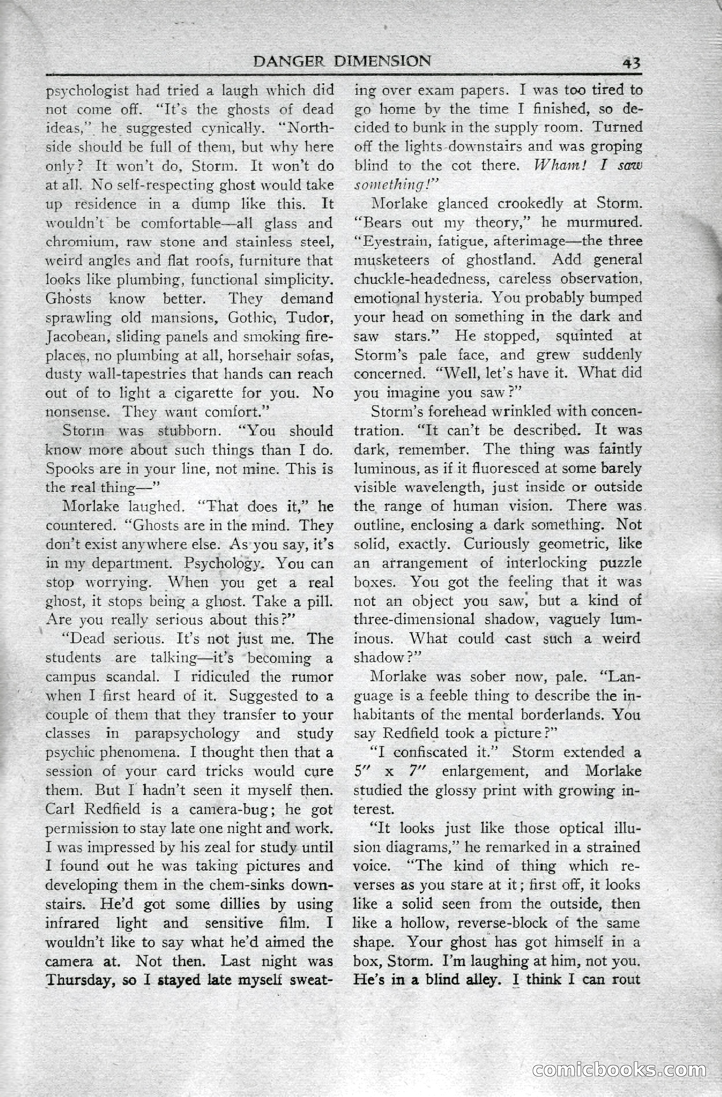 Super Science Stories, April 1951 — page 43 of 116