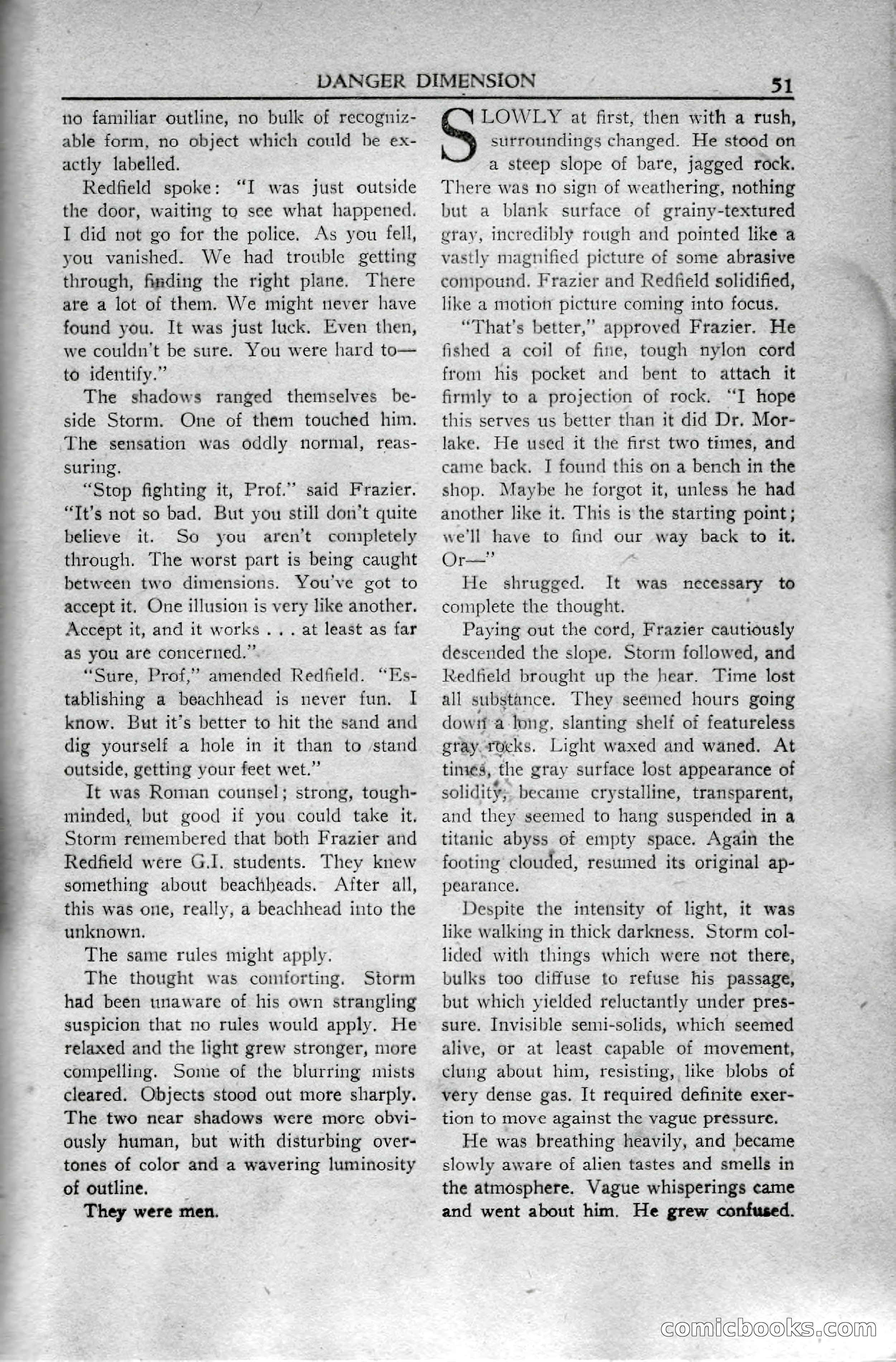 Super Science Stories, April 1951 — page 51 of 116