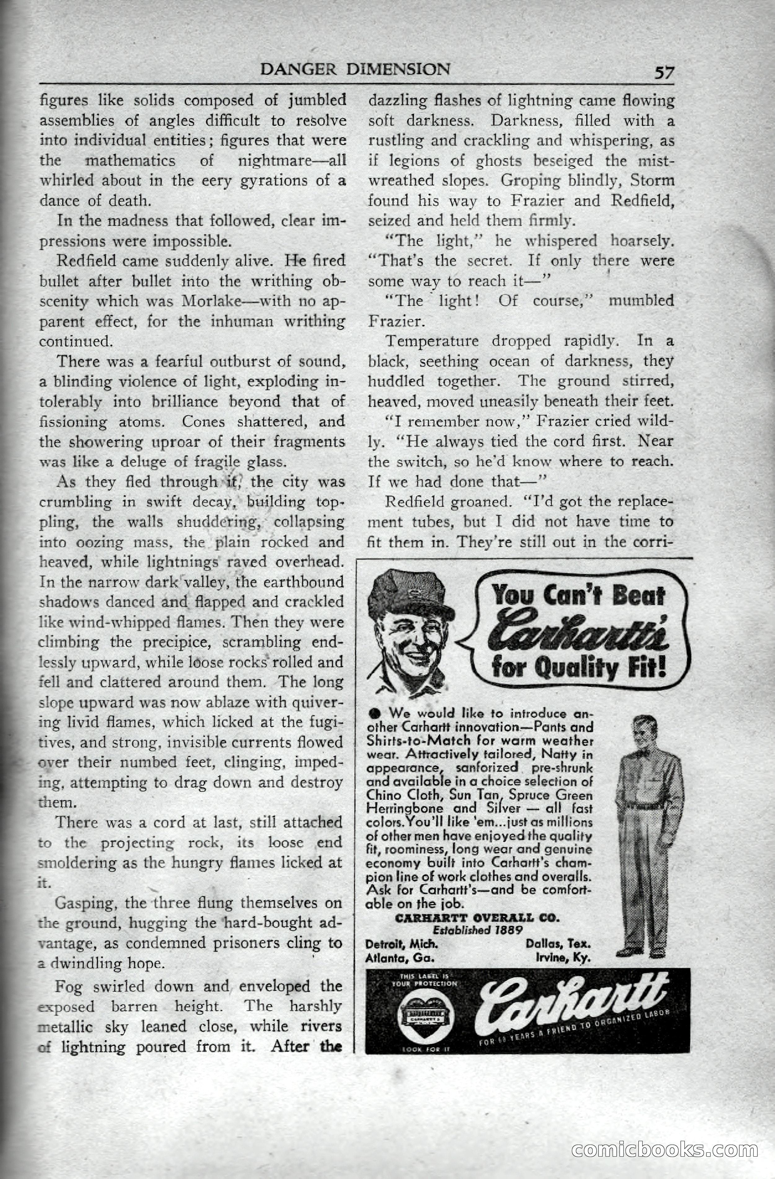 Super Science Stories, April 1951 — page 57 of 116