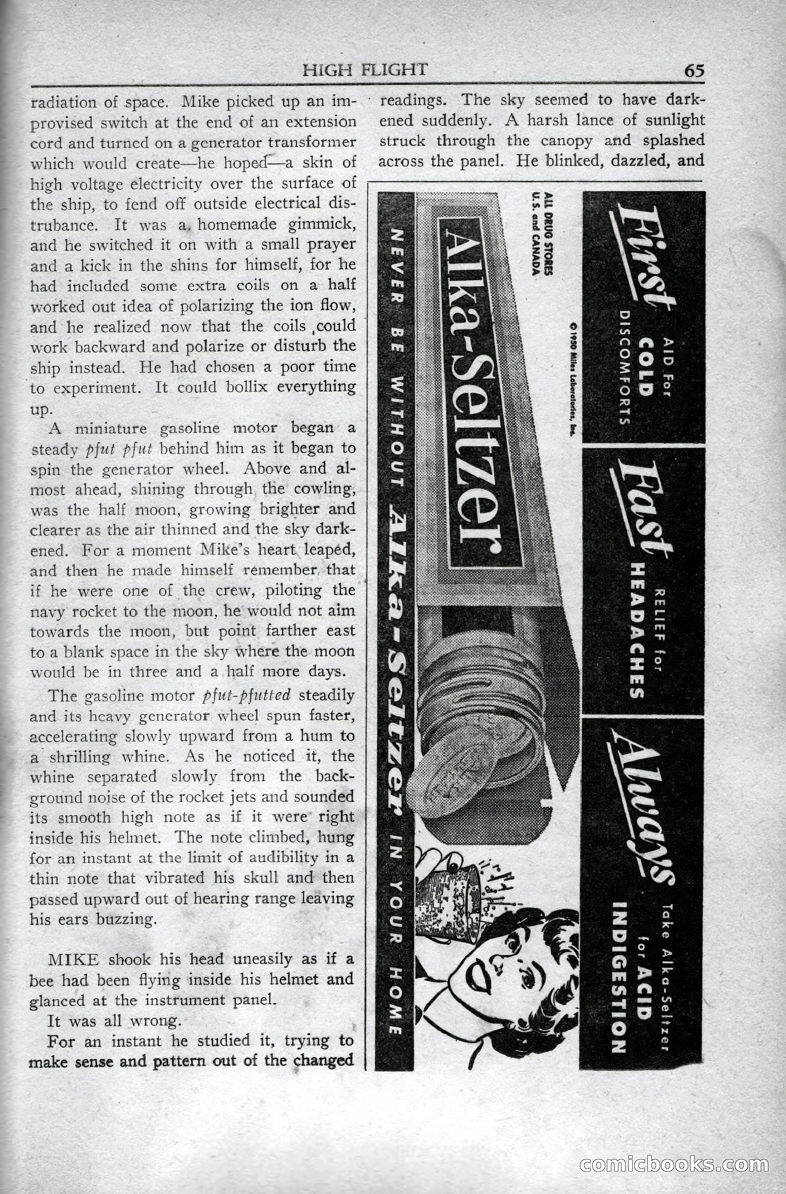 Super Science Stories, April 1951 — page 65 of 116