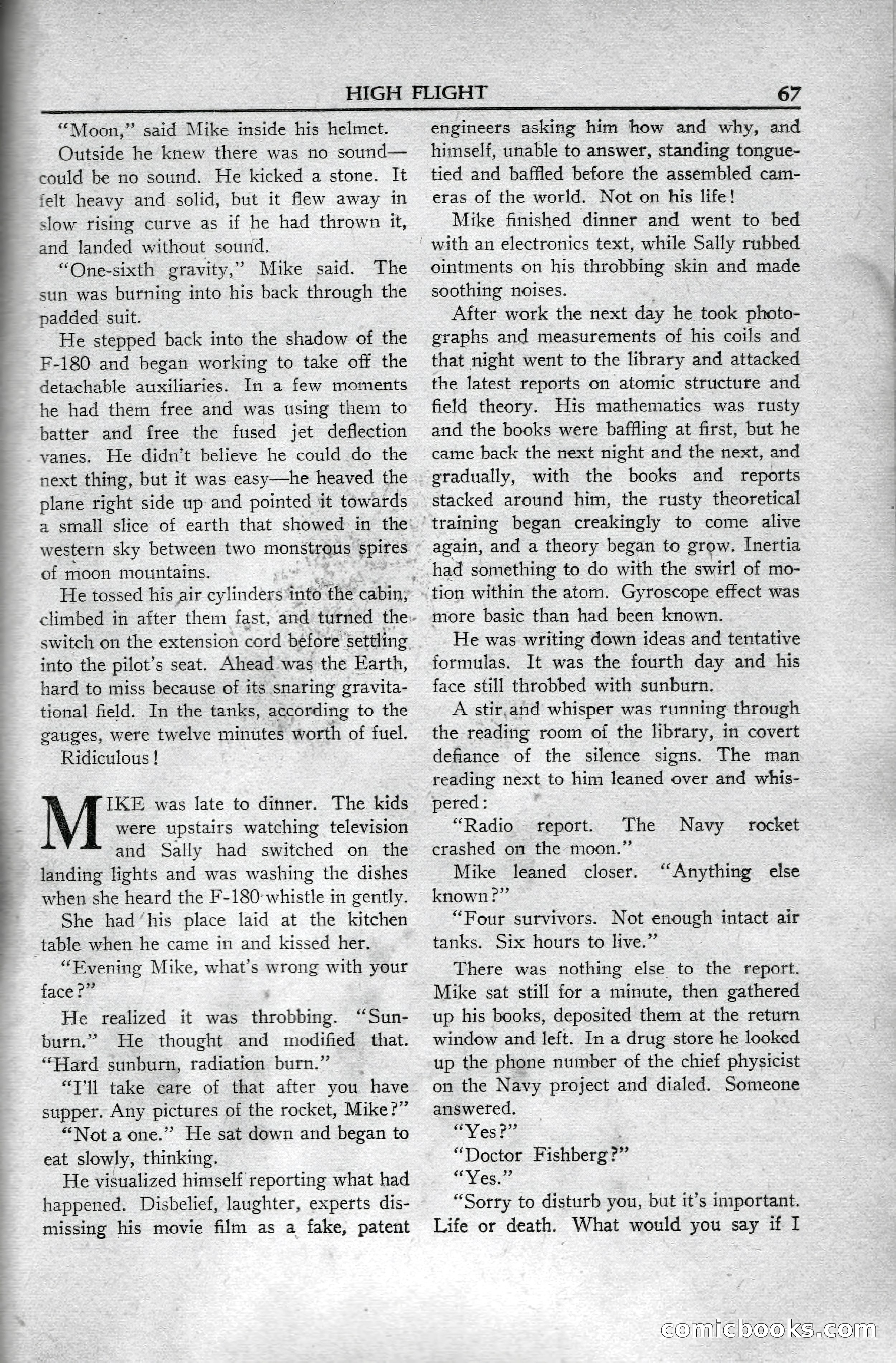 Super Science Stories, April 1951 — page 67 of 116