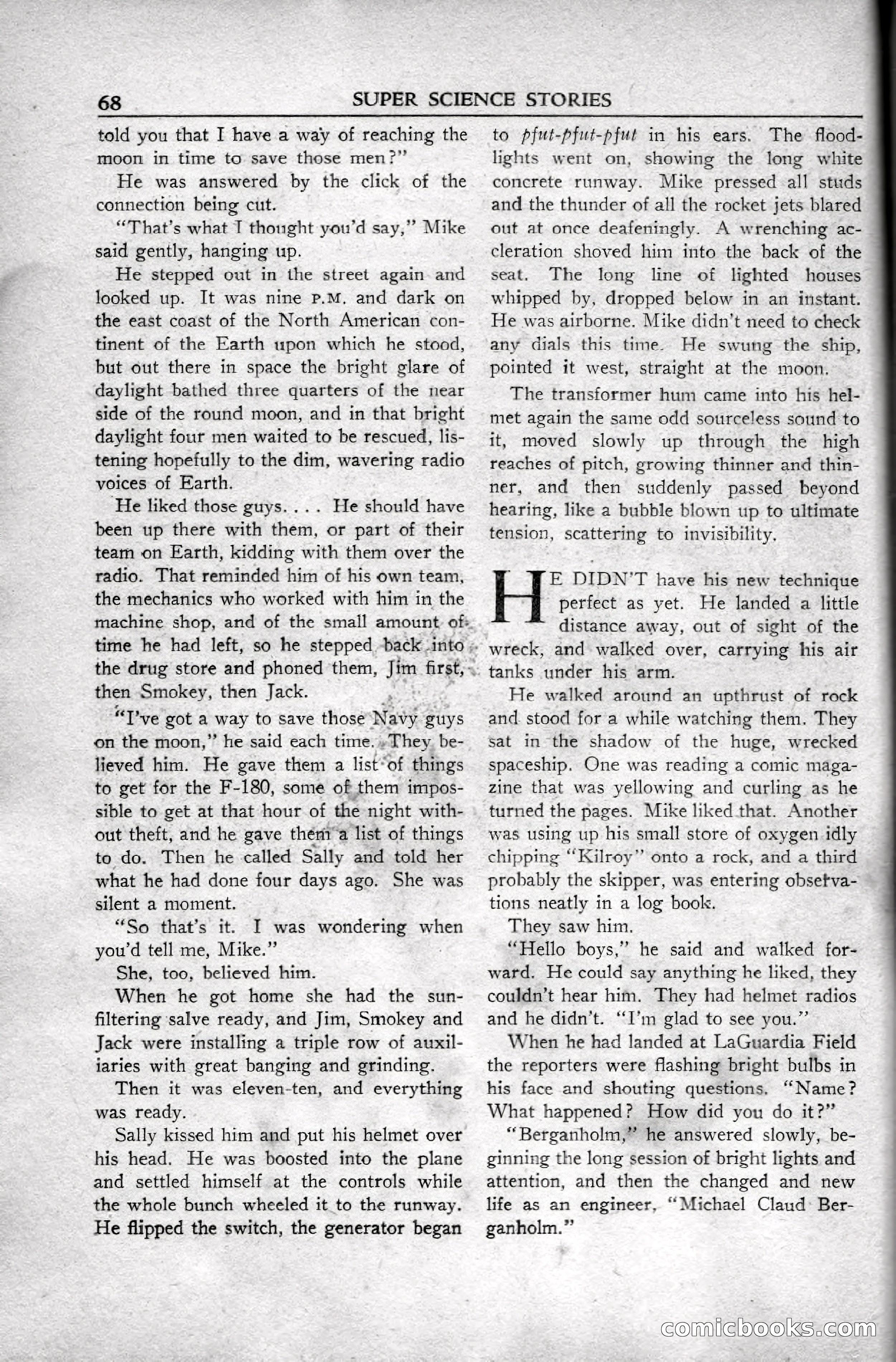 Super Science Stories, April 1951 — page 68 of 116