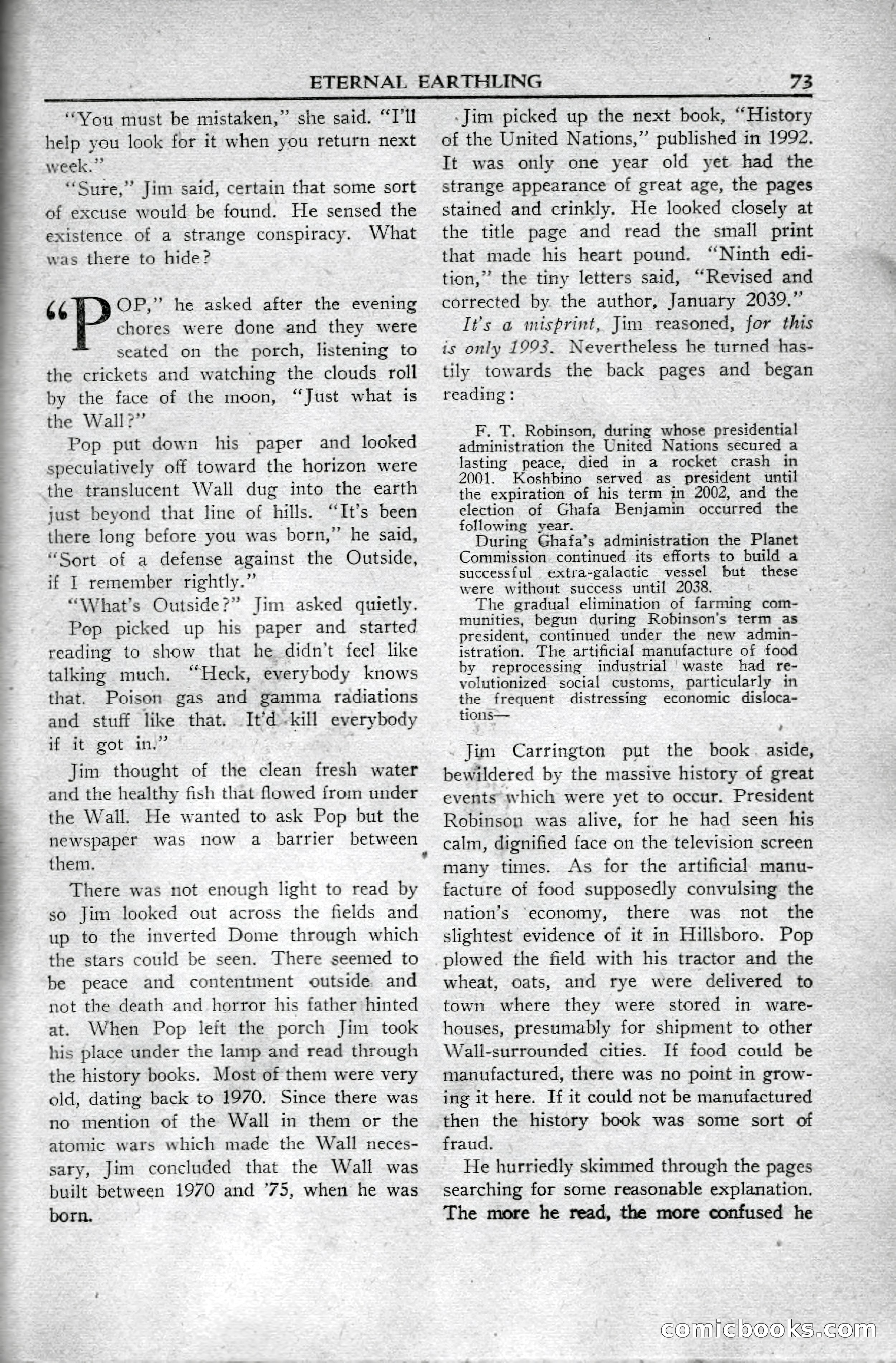Super Science Stories, April 1951 — page 73 of 116