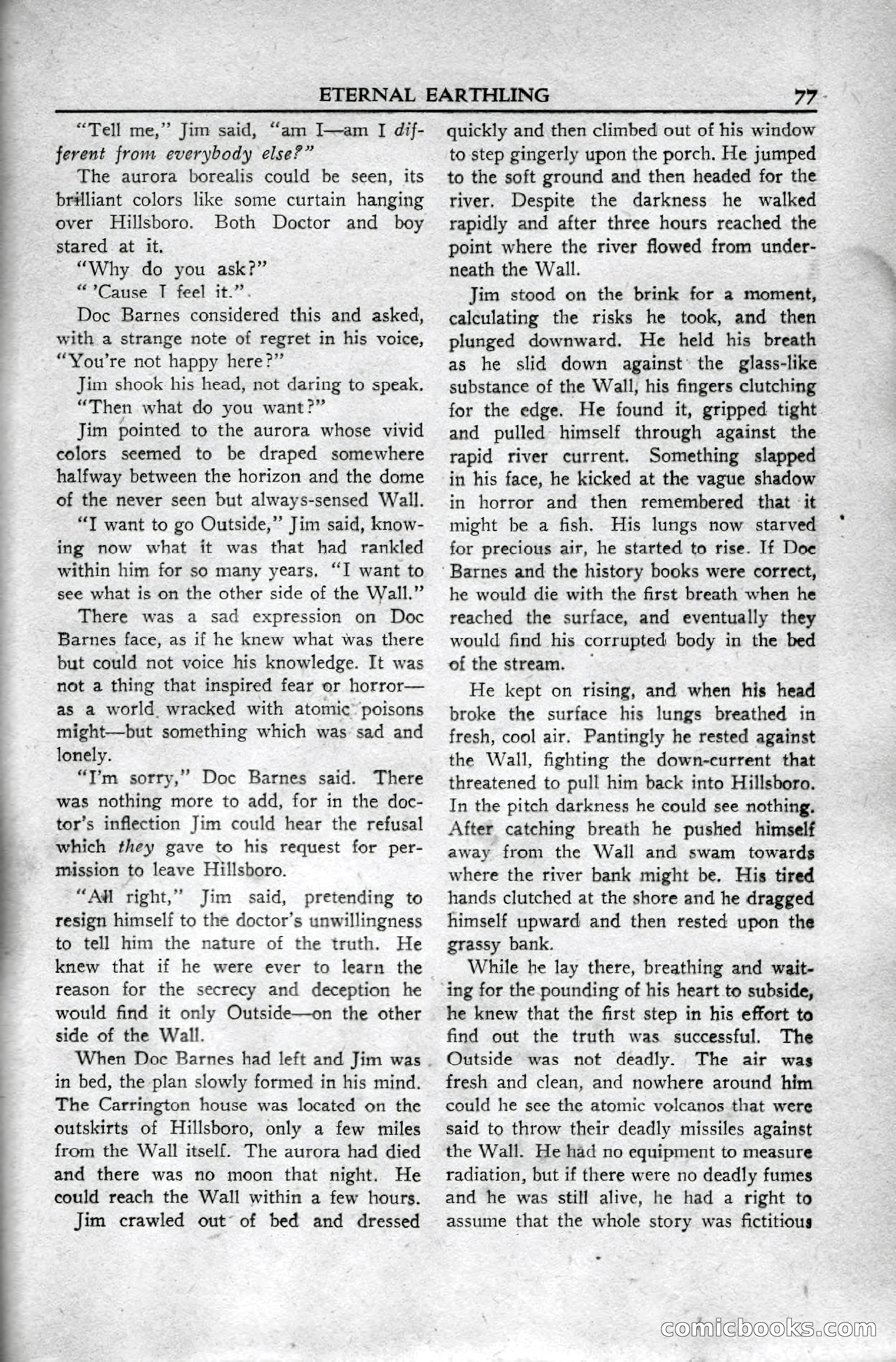 Super Science Stories, April 1951 — page 77 of 116