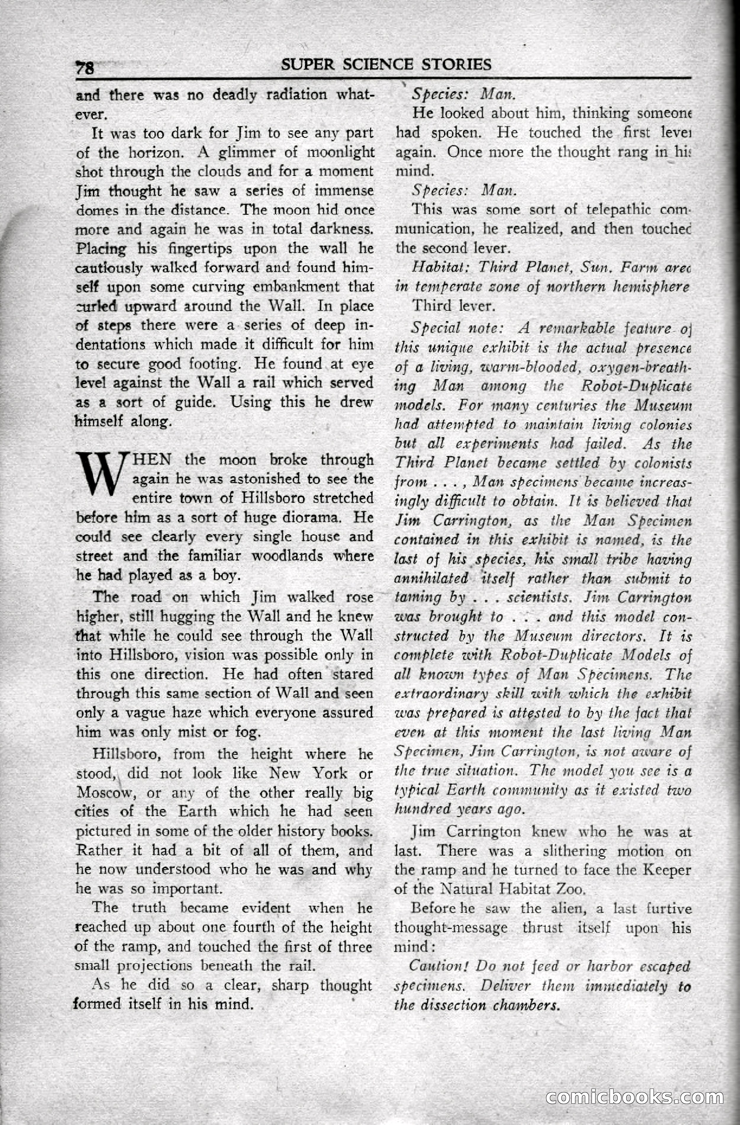 Super Science Stories, April 1951 — page 78 of 116