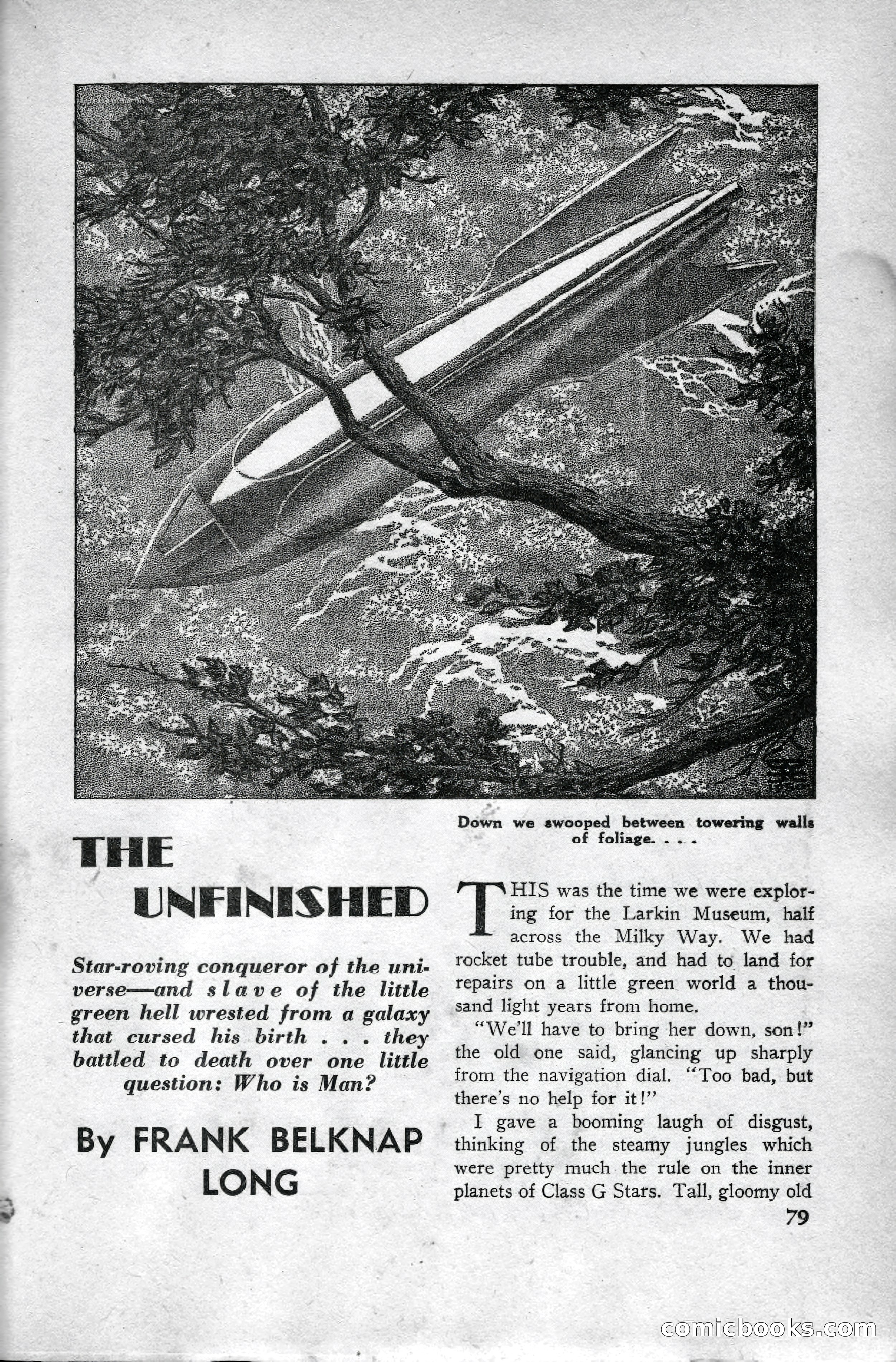 Super Science Stories, April 1951 — page 79 of 116